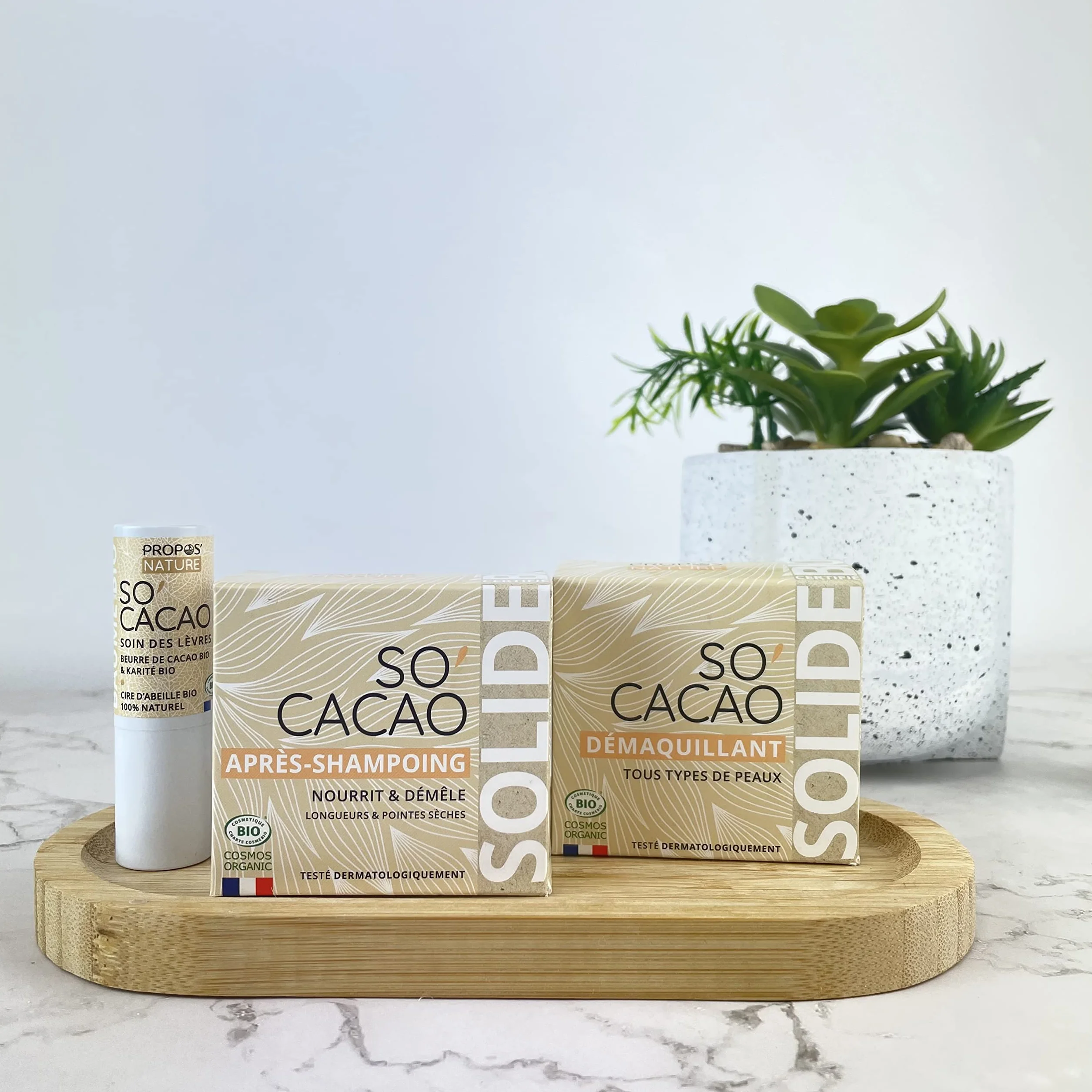 Démaquillant solide Bio So'Cacao beurre de Cacao 45g