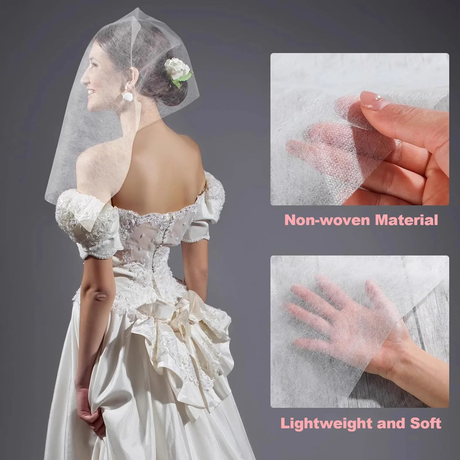 Capuchons de Protection pour Maquillage Jetables en Non-Tissé, 30 Pièces, Cagoules Ajustées pour Mariages et Voyages