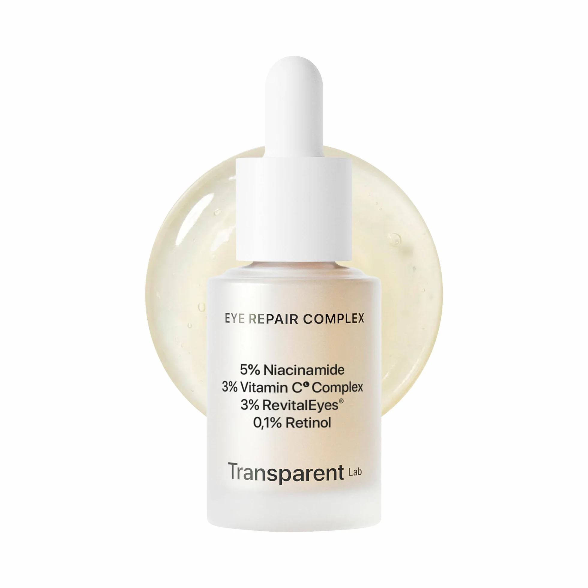 Transparent Lab Eye Repair Complex Contour des yeux 15 ml – Sérum de nuit anti-âge hydratant atténue cernes