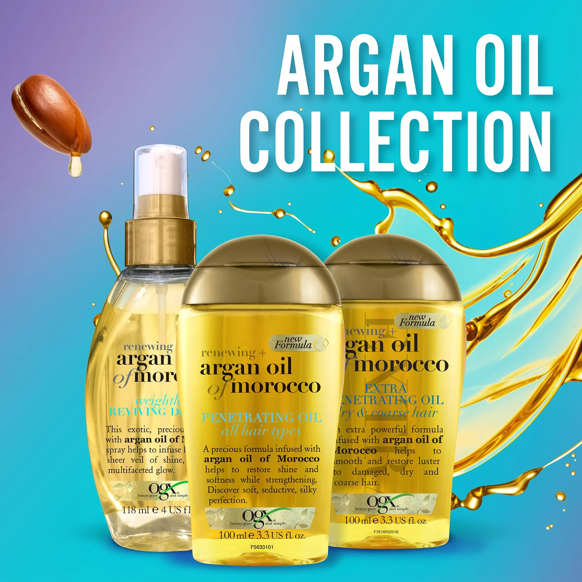 Ogx Huile d'argan du Maroc pénétrante 100 ml