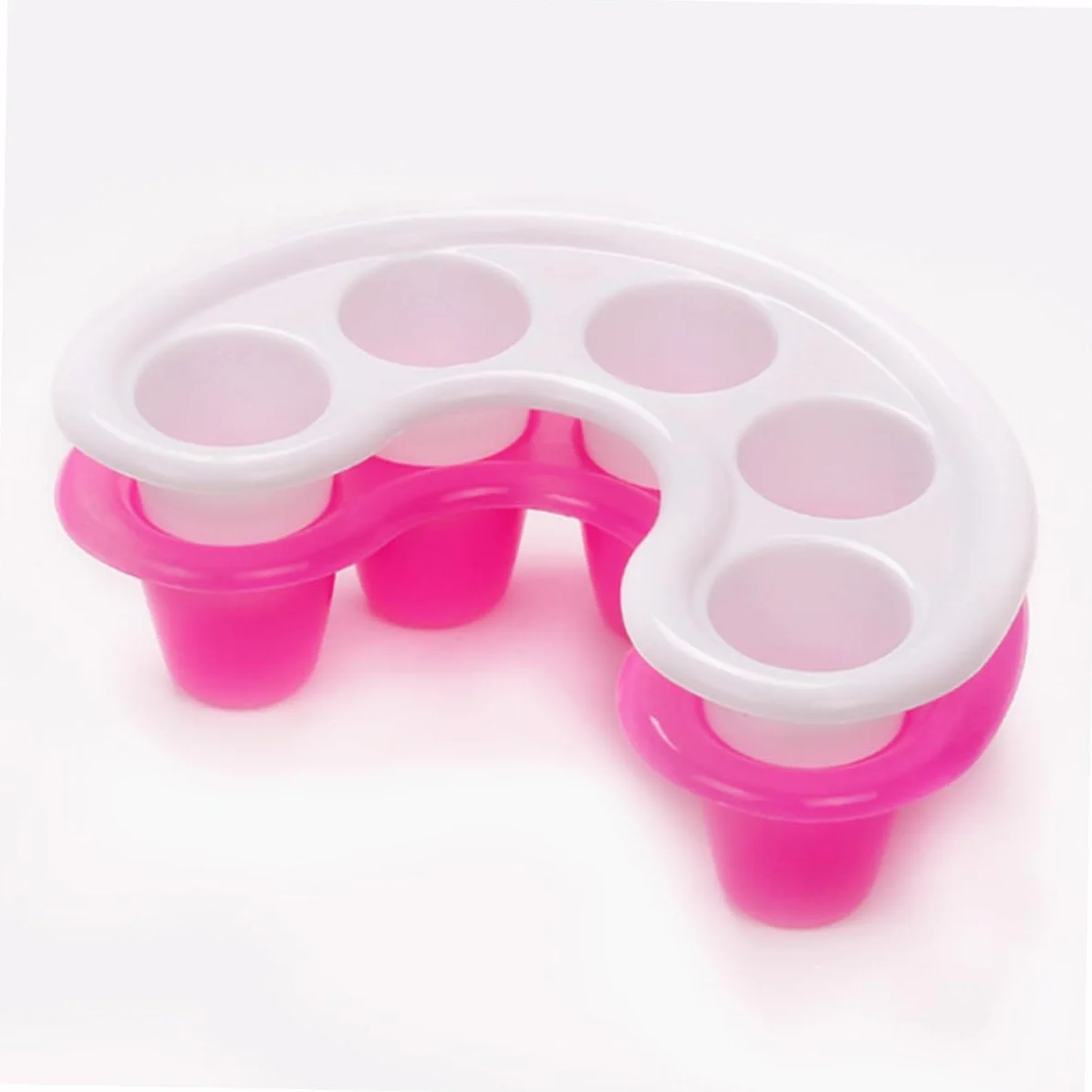Bols De Trempage Pour Ongles Plastique Manucure Dissolvant Vernis Semi Permanent 2 Pièces