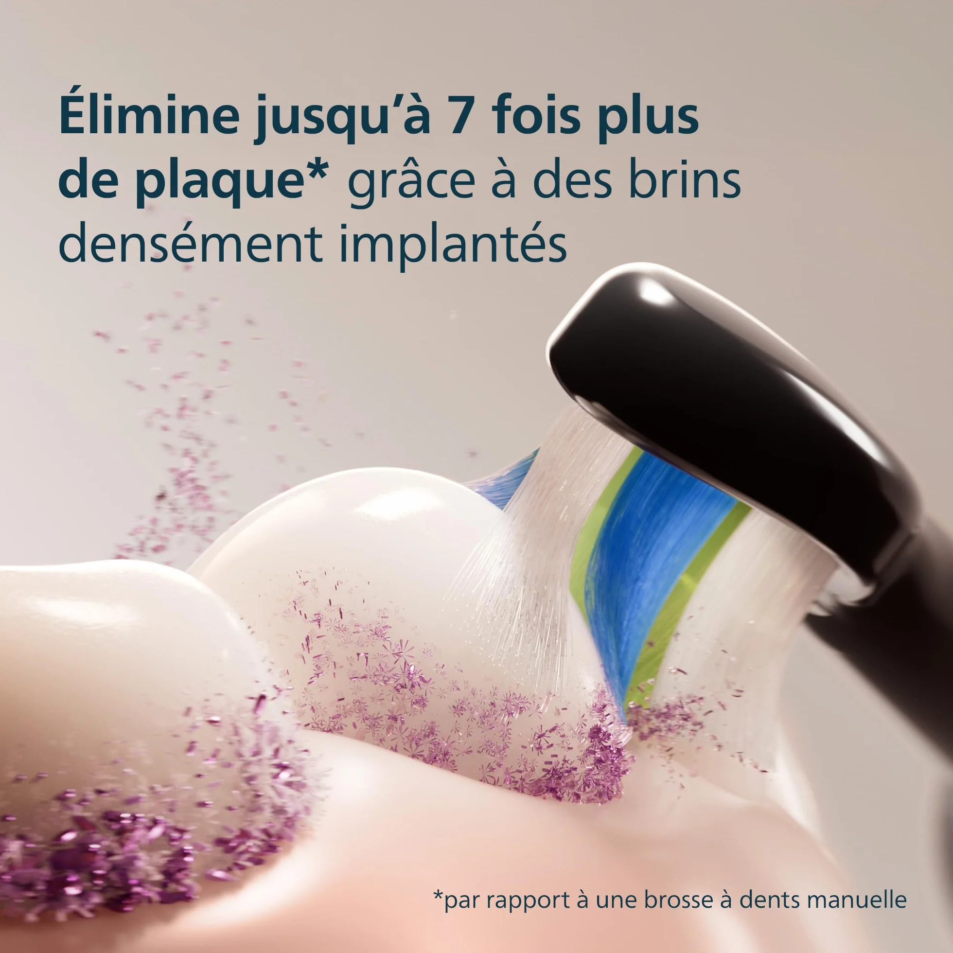 Philips Sonicare W2 Optimal White Têtes de brosse à dents rechange noir lot 8 HX6068/88