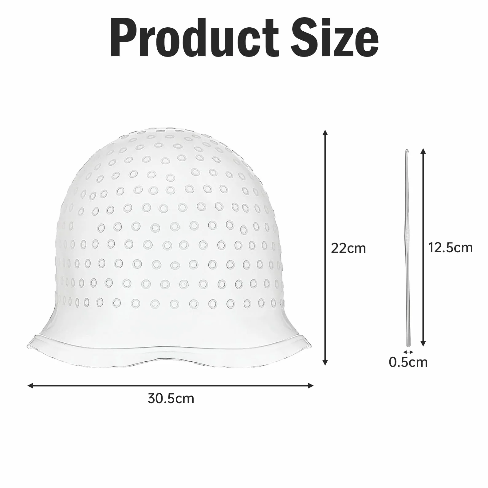 Cagoule à mèches pour brins, brins de cheveux, couleur surligneuse, kit de balayage, mèches blondes, kit de balayage de mèches blondes