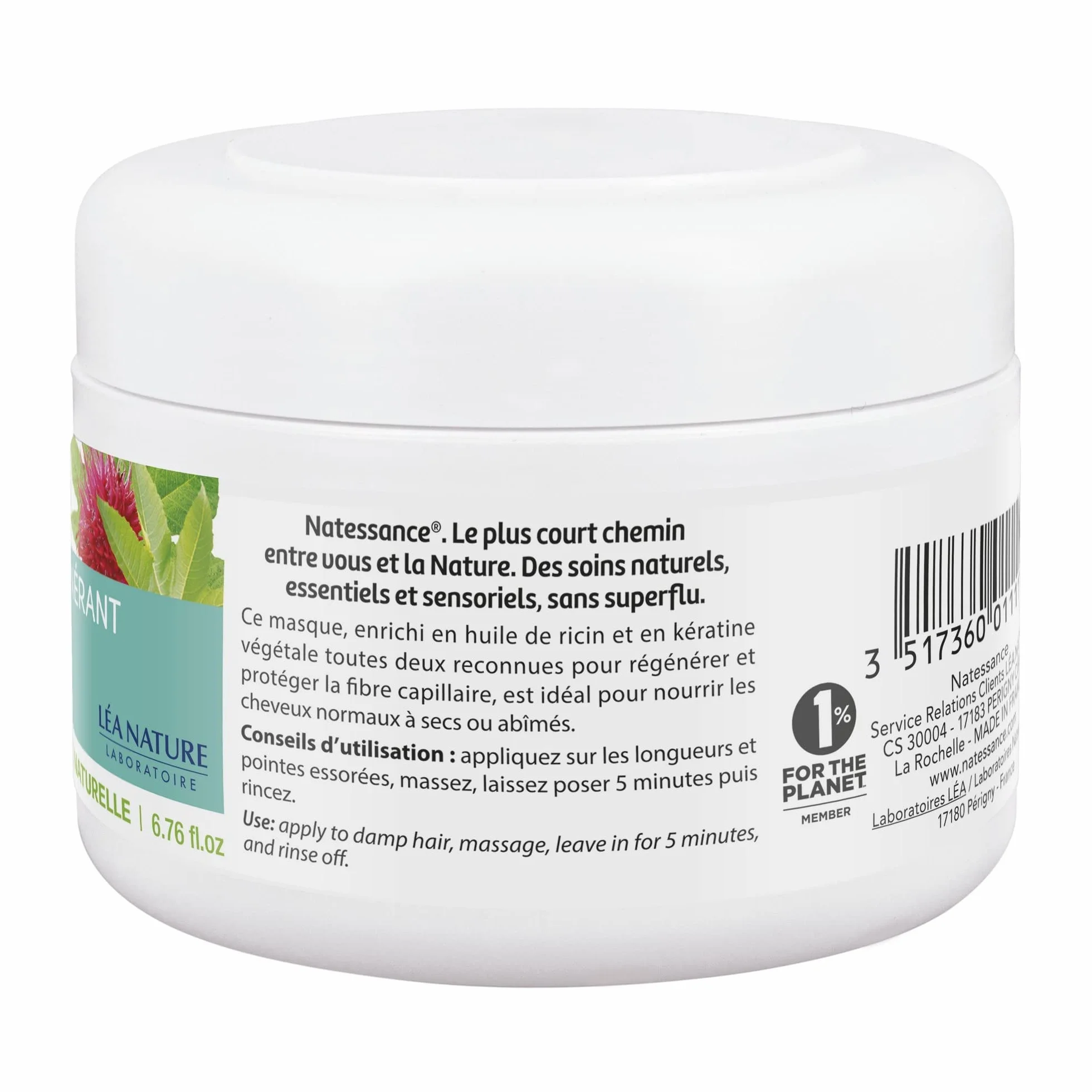 Natessance Masque Capillaire Ricin 200 ml