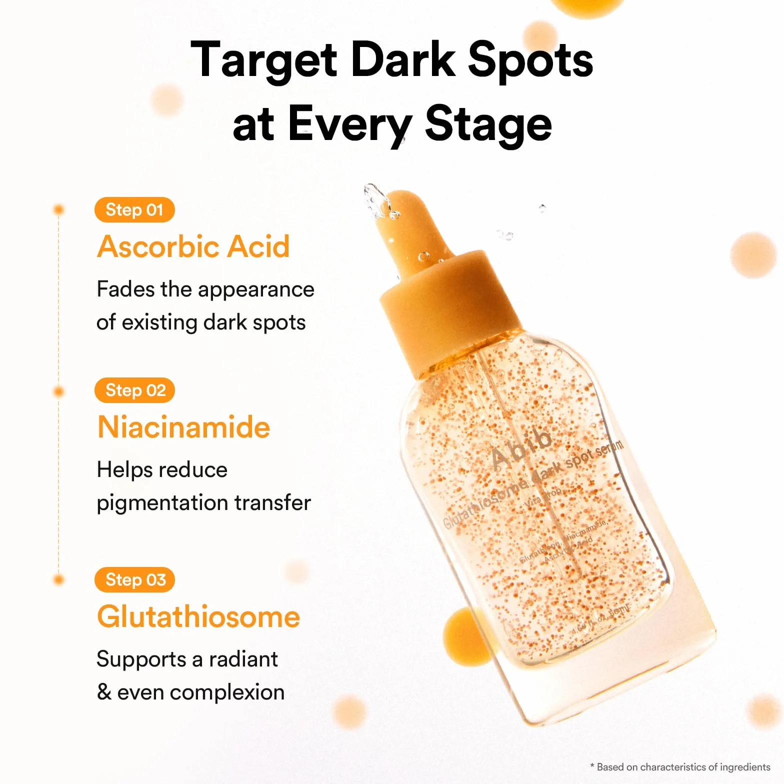 Abib Sérum Anti Taches Brunes Au Glutathiosome Vita Drop Korean Skincare 1,69 Fl.Oz.