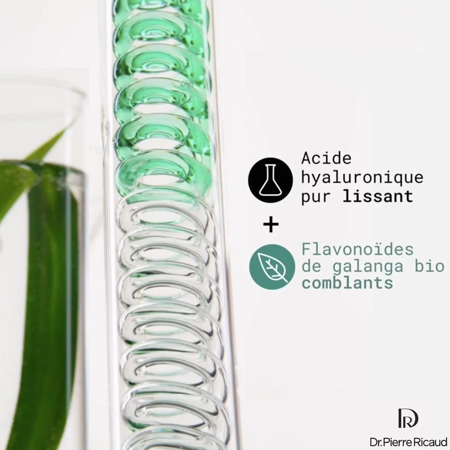 Dr Pierre Ricaud Masque Visage Anti-Rides Lissant Express à l'Acide Hyaluronique & Galanga Bio - Soin du Visage pour Femme Anti Âge & Anti Rides - 50ml (Lot de 2)