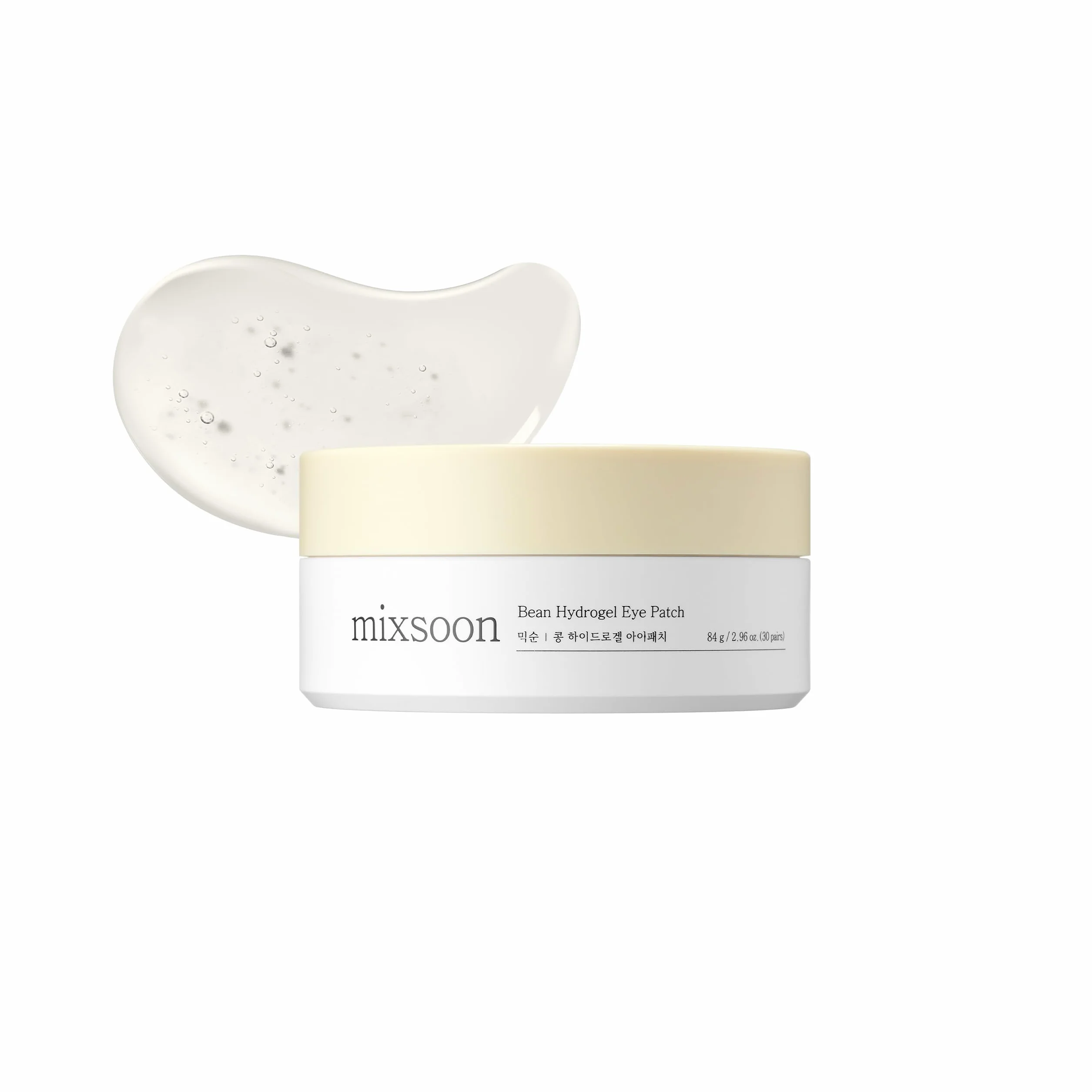 Bean Mixsoon Triple protéines de haricot & Vitamine C complexe fermenté RE breveté masque yeux hydrogel 60 unités