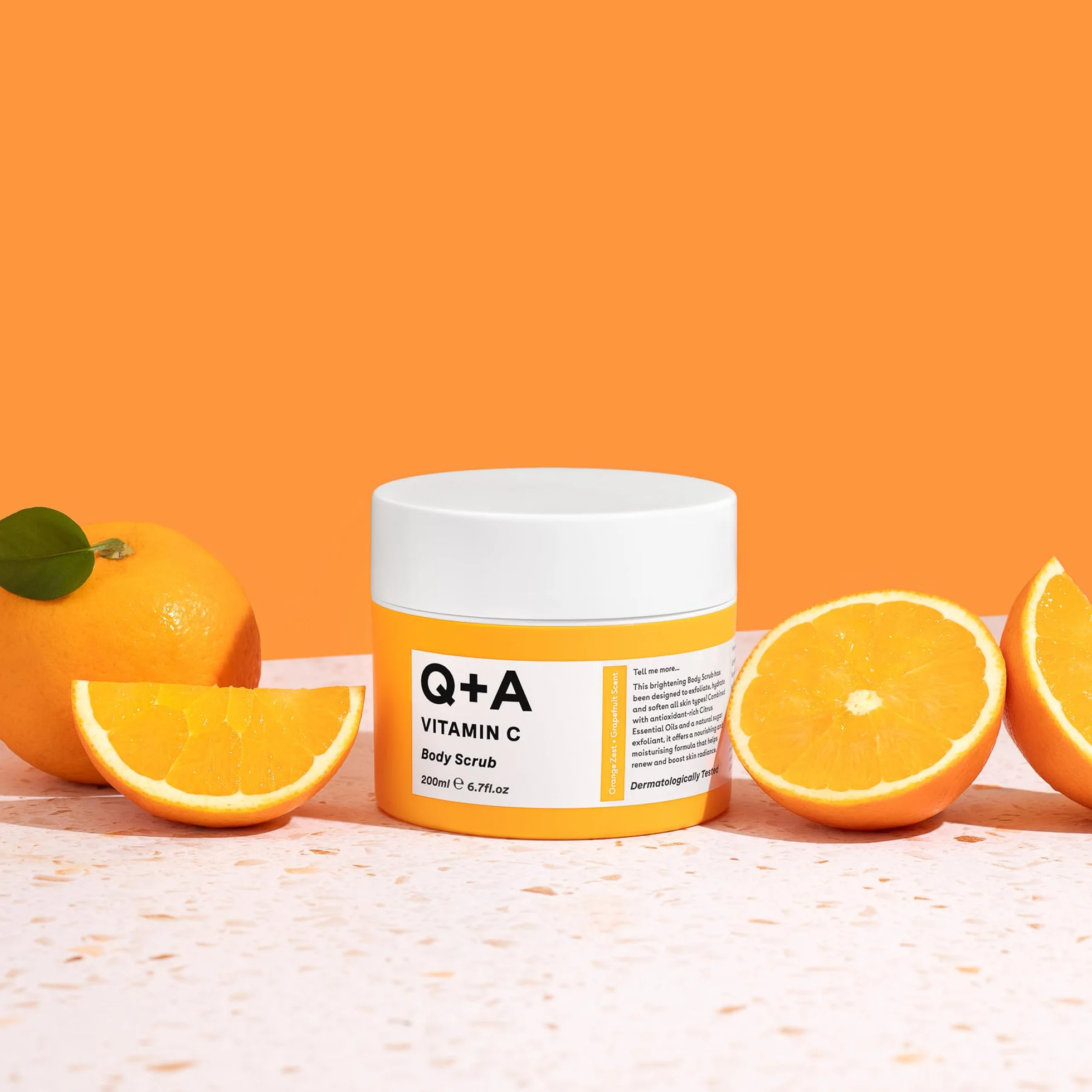 Gommage corporel à la vitamine C exfoliant éclaircissant hydratant au sucre 200 ml