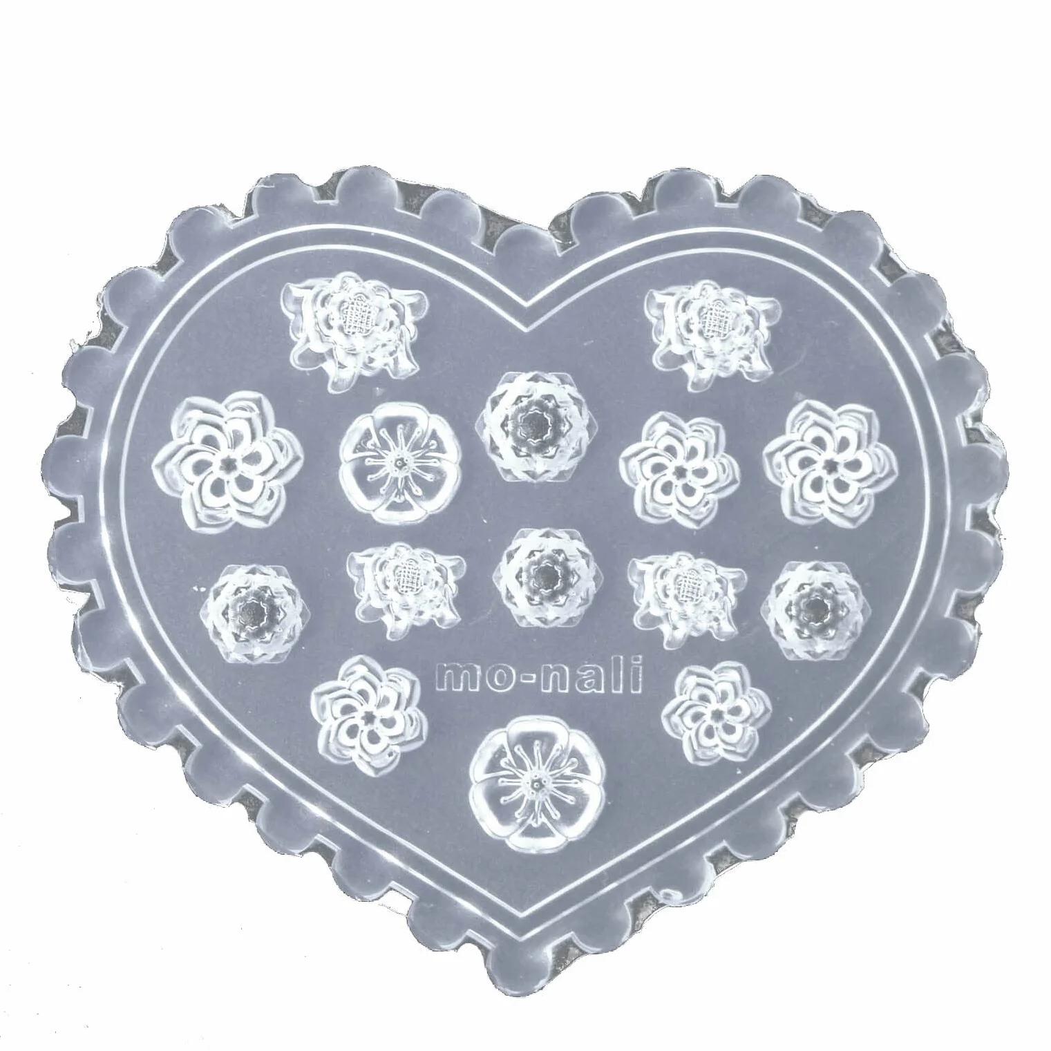 Moule en silicone 3D motif fleurs pour décoration d'ongles