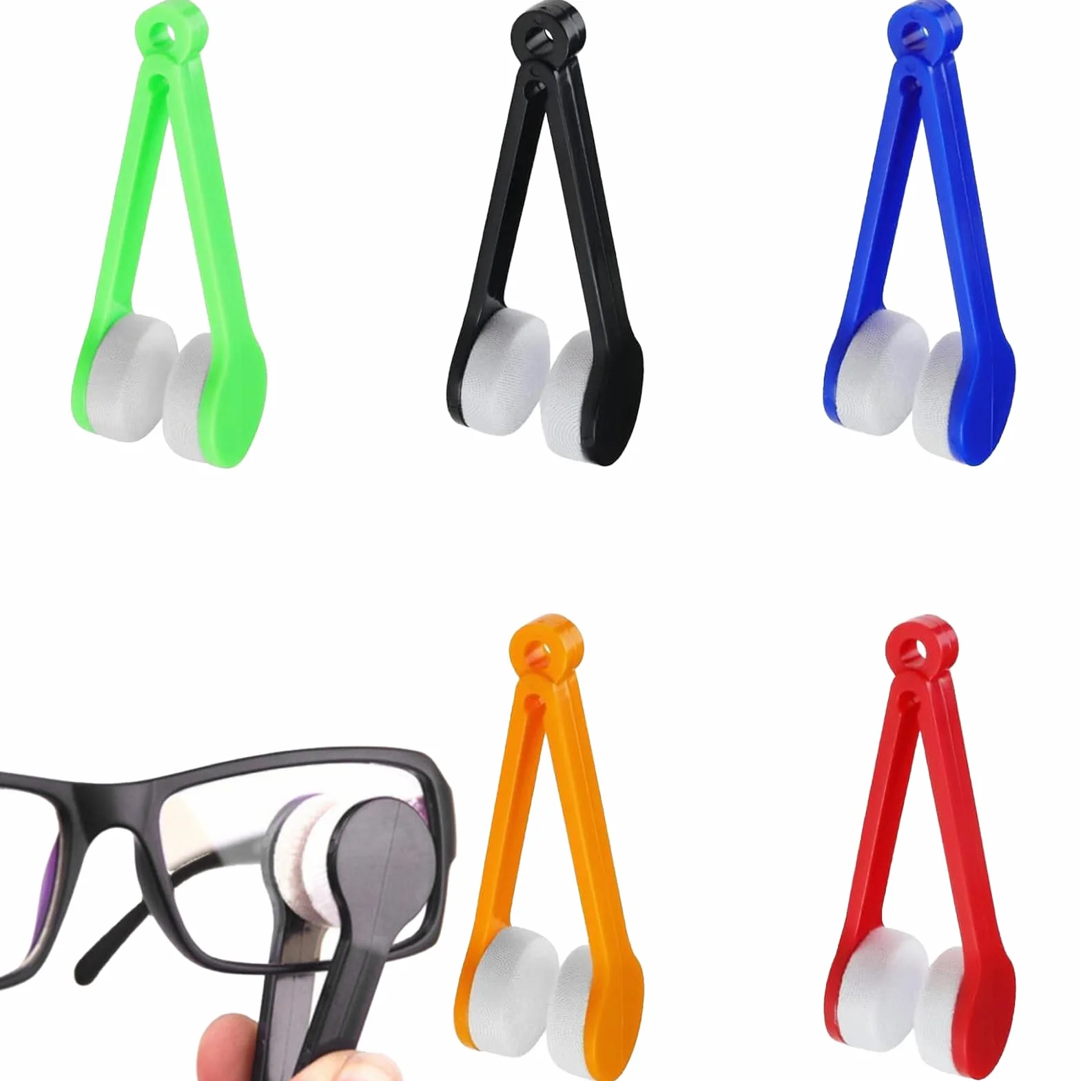 Nettoyage Lunettes 5pcs Mini Nettoyants Portables En Microfibre Pour Lunettes De Vue
