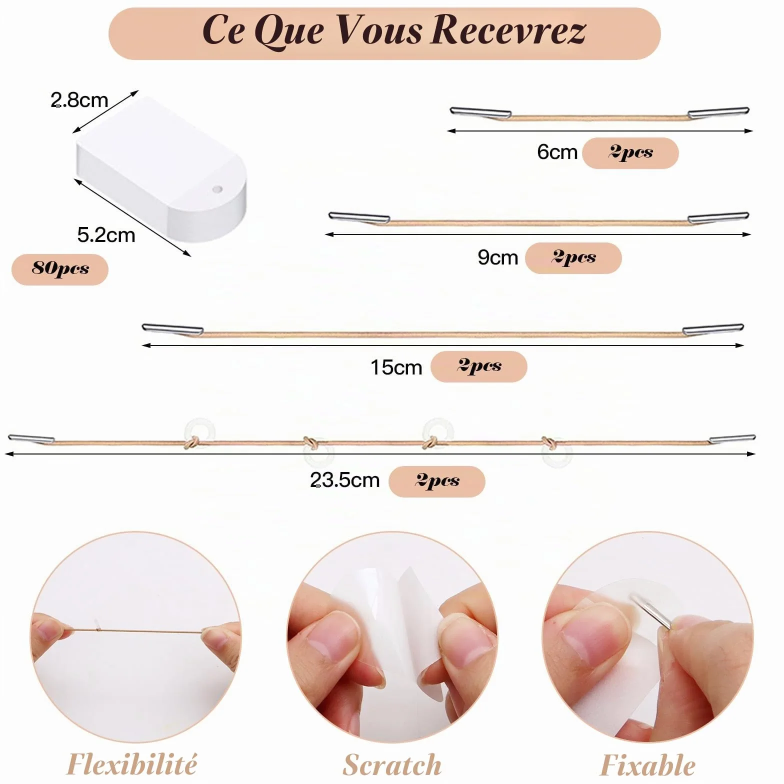 VEGCOO 80 Pièces Face Lift Tape, Patch Lifting Visage, Bandes Autocollantes Anti-Rides
