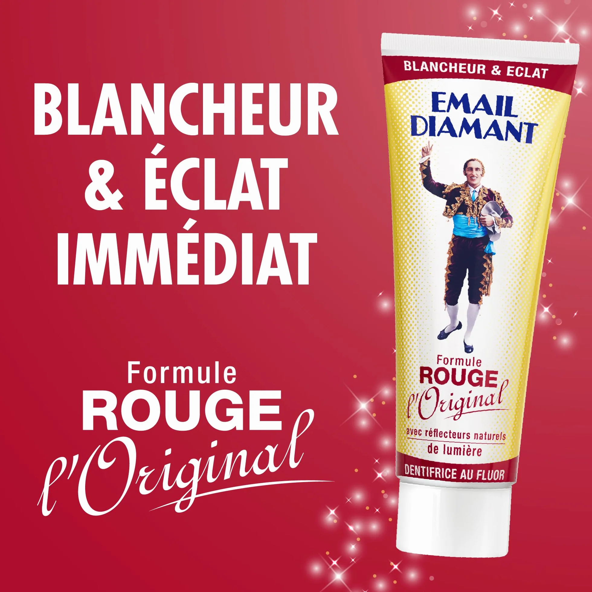 Email Diamant Dentifrice Blanchissant Formule Rouge L'Original 75 ml