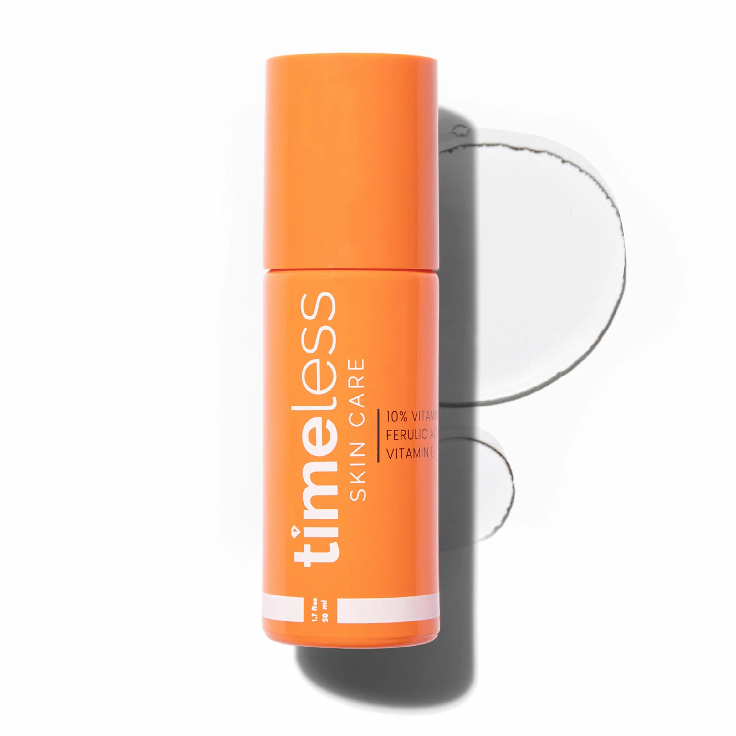 TIMELESS SKIN CARE Sérum à la vitamine C 10% + acide férulique + vitamine E | Pour tous les types de peau | Sérum antioxydant et augmentant la production de collagène | 50 ml