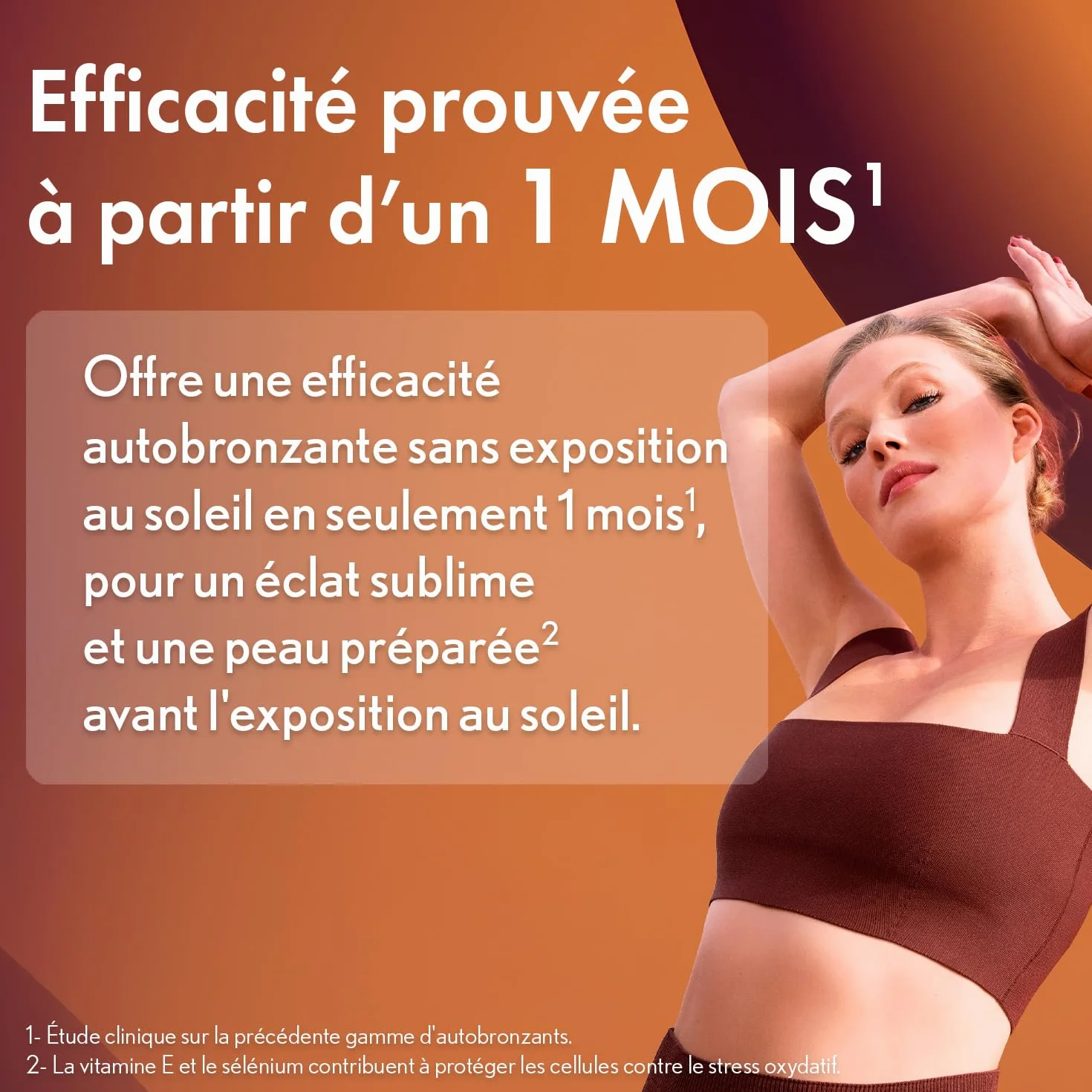 Oenobiol Perfect Bronze Solaire 2-en-1 Autobronzant Préparateur Solaire 2x30 Capsules