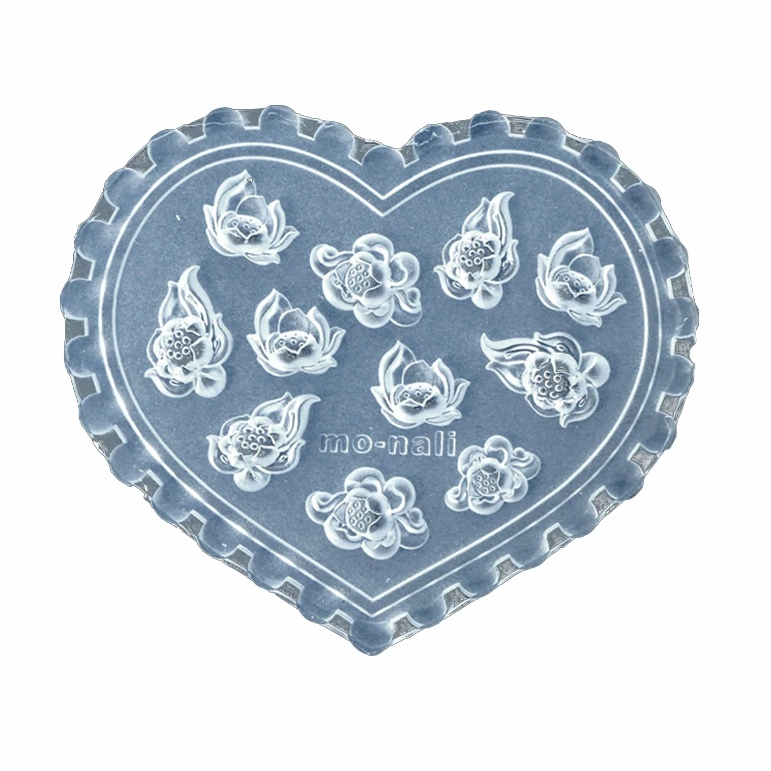 Moule en silicone 3D motif fleurs pour décoration d'ongles