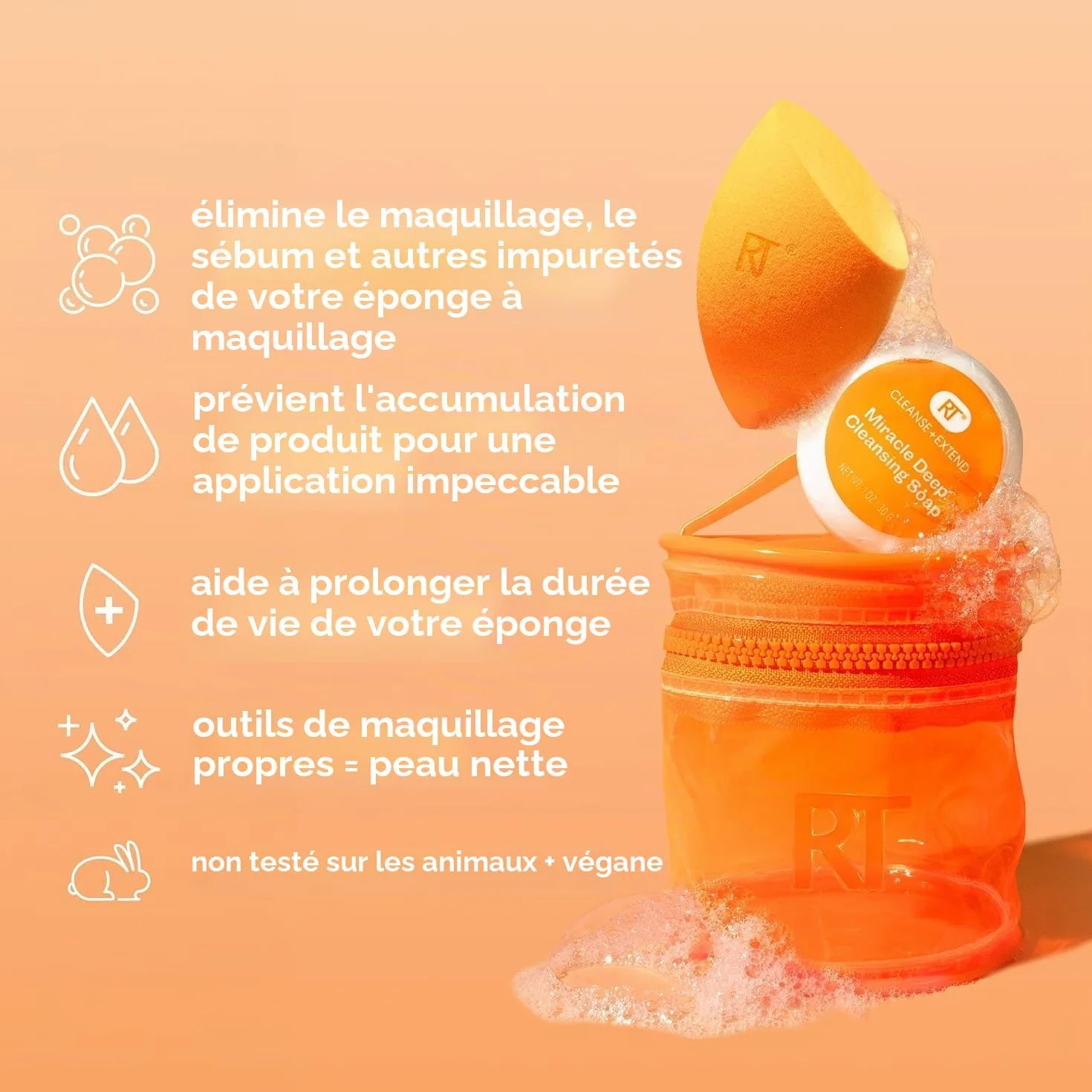 Real Techniques Miracle Blend + Cleanse Kit, 3 Piece Set