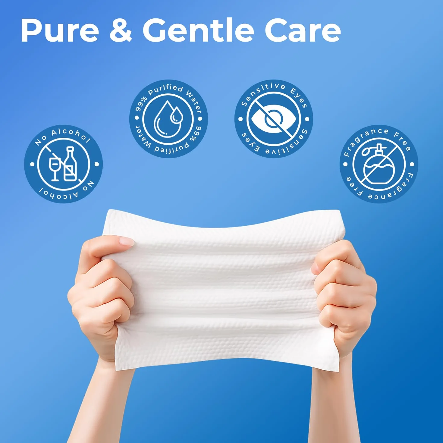 Lingettes Yeux Pour Blépharite - Nettoyage Paupières Sensibles - Lot de 30 Lingettes Stériles Hygiène Oculaire