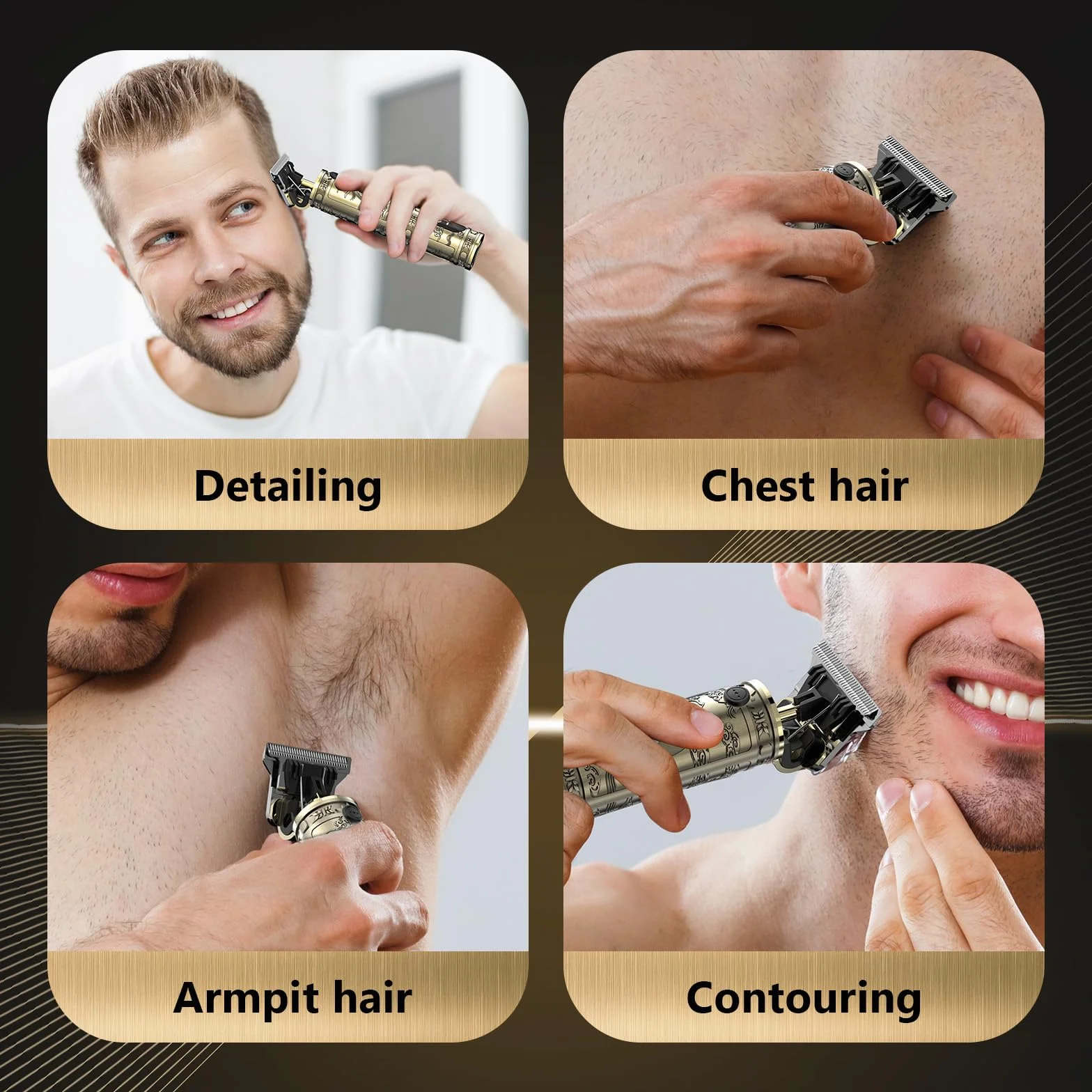 Tondeuse Cheveux Hommes Professionnelle avec Écran LED T Zéro écart