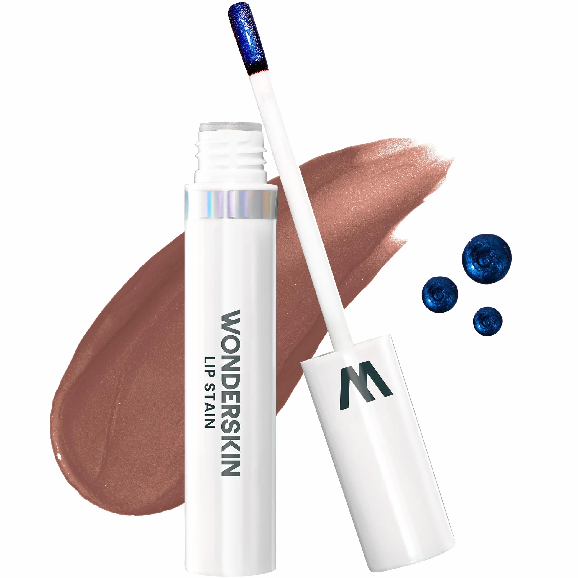Wonderskin Wonder Blading Lip Stain Peel Off Masque - Teinte À Lèvres Brune Longue Durée, Imperméable Et Résistante Au Transfert, Maquillage Peel Off Au Fini Mat (Hush Masque)
