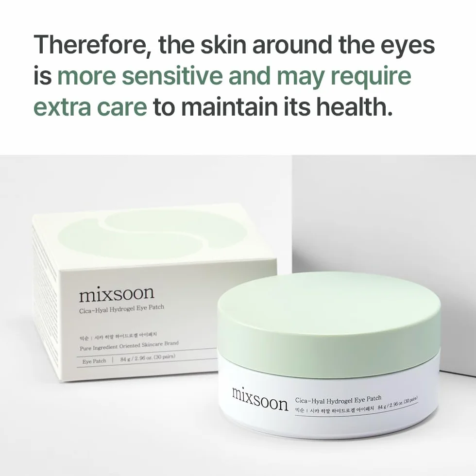 Mixsoon Cica-Hyal Hydrogel Eye Patch 84g (30 Pairs)