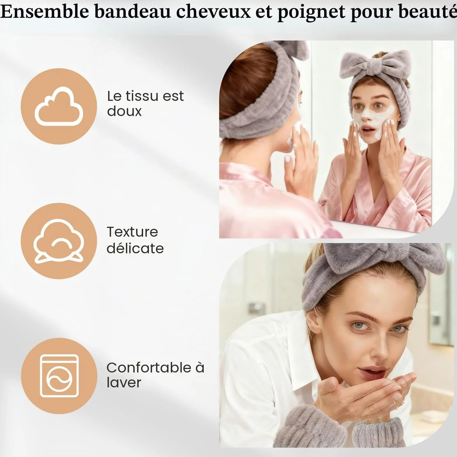 HEYMKGO Kit de 40 Pinceaux de Maquillage Professionnels - Set Complet Pinceaux Double Face