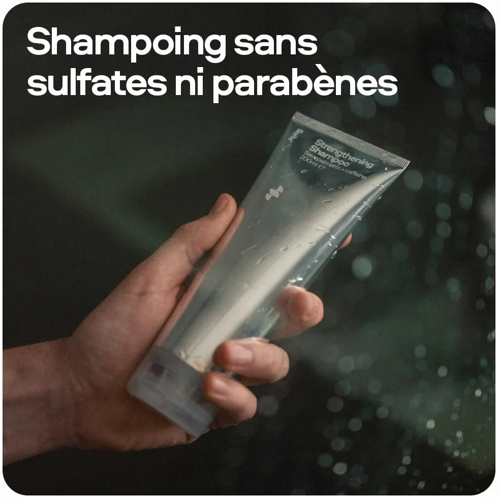 Sons Shampooing Anti-Chute Homme 200 ml avec Caféine Palmier Nain Contre l'Affinement des Cheveux