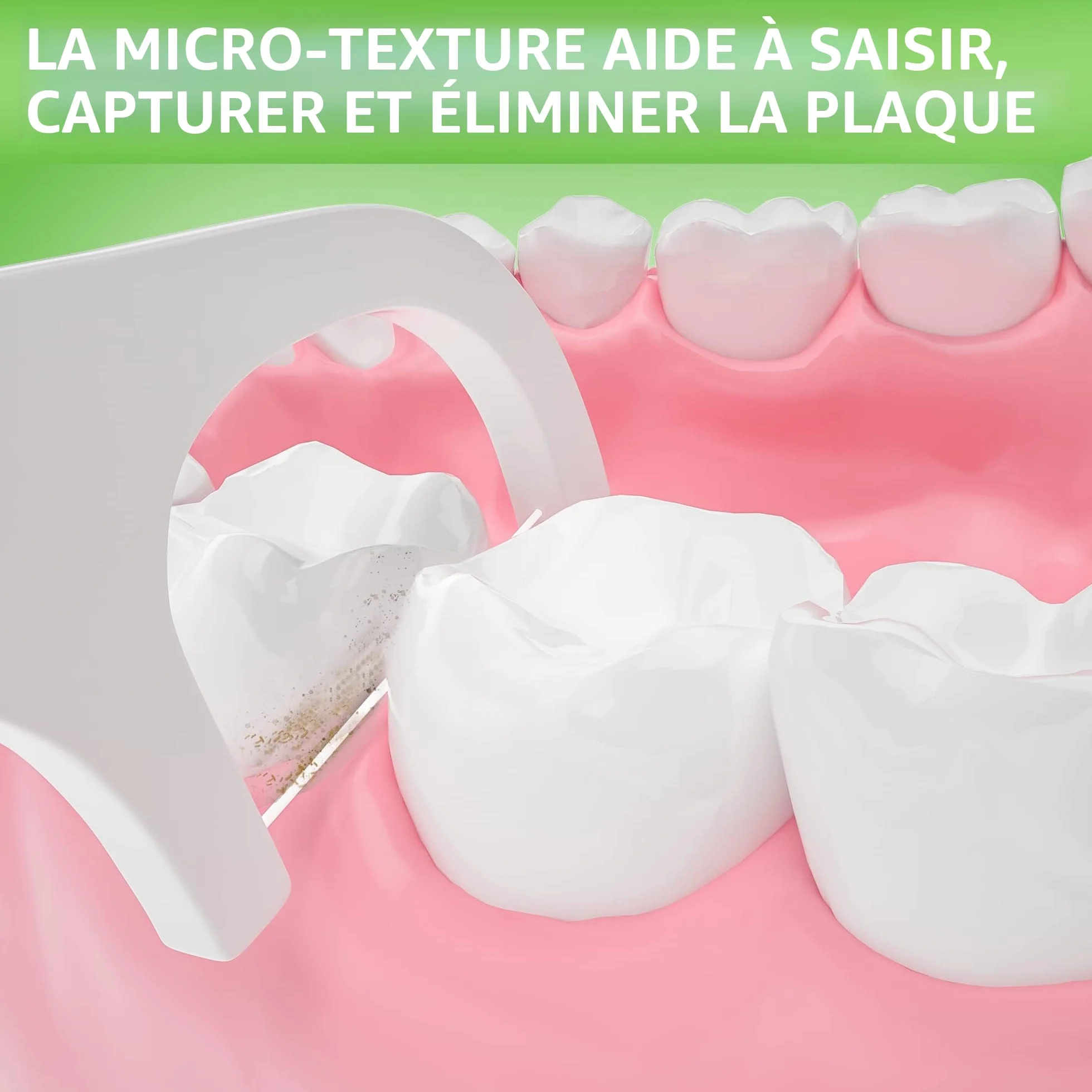 Fils Dentaire avec manche 200 pièces soie hygiène bucco-dentaire nettoyage dents gencives