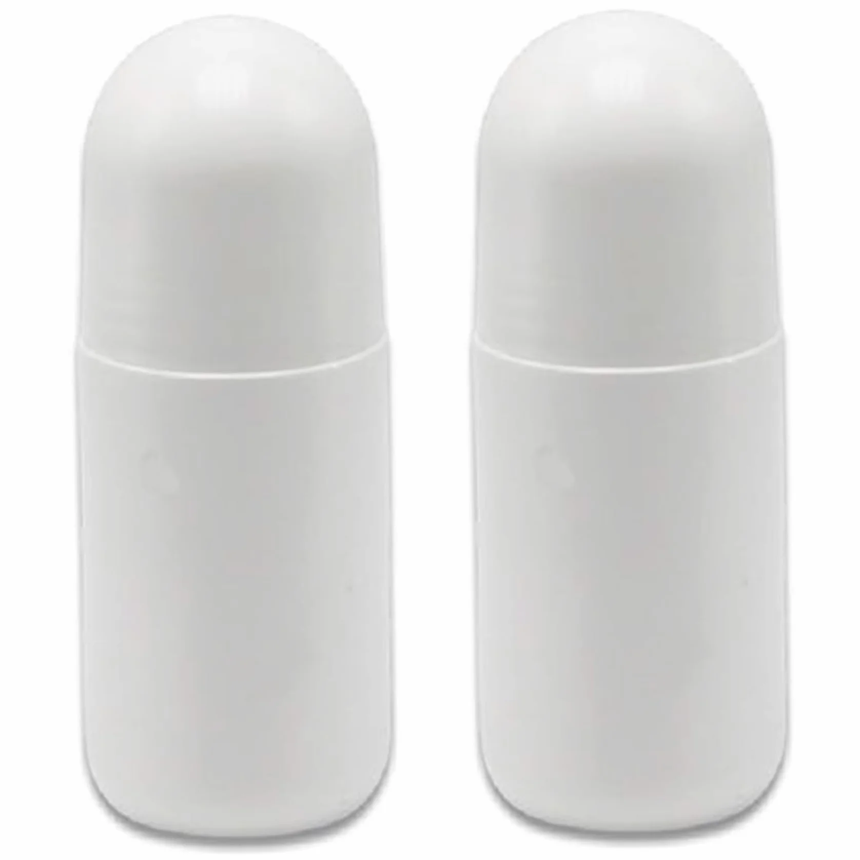 Applicateur de crème Solaires, applicateur à rouleaux de crème Solaires, rouleau de 2 pcs sur des bouteilles, 50 ml de bouteille de rouleau rechargeable vide, récipient déodorant de bricolage