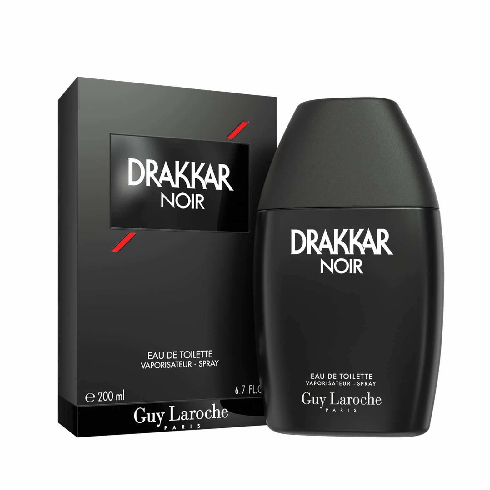 Drakkar Noir de Guy Laroche - Eau de Toilette Sensuel & Intrépide - Boisé et Aromatique, Notes de Mousse de Chêne, Patchouli et Sapin Baumier - Parfum pour Homme - 30 ml