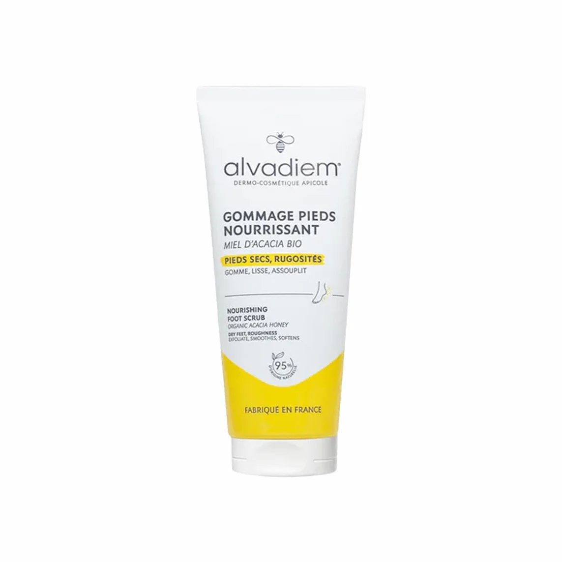 Alvadiem Gommage Pieds Nourrissant Exfoliant Anti-Rugosités 75 ml