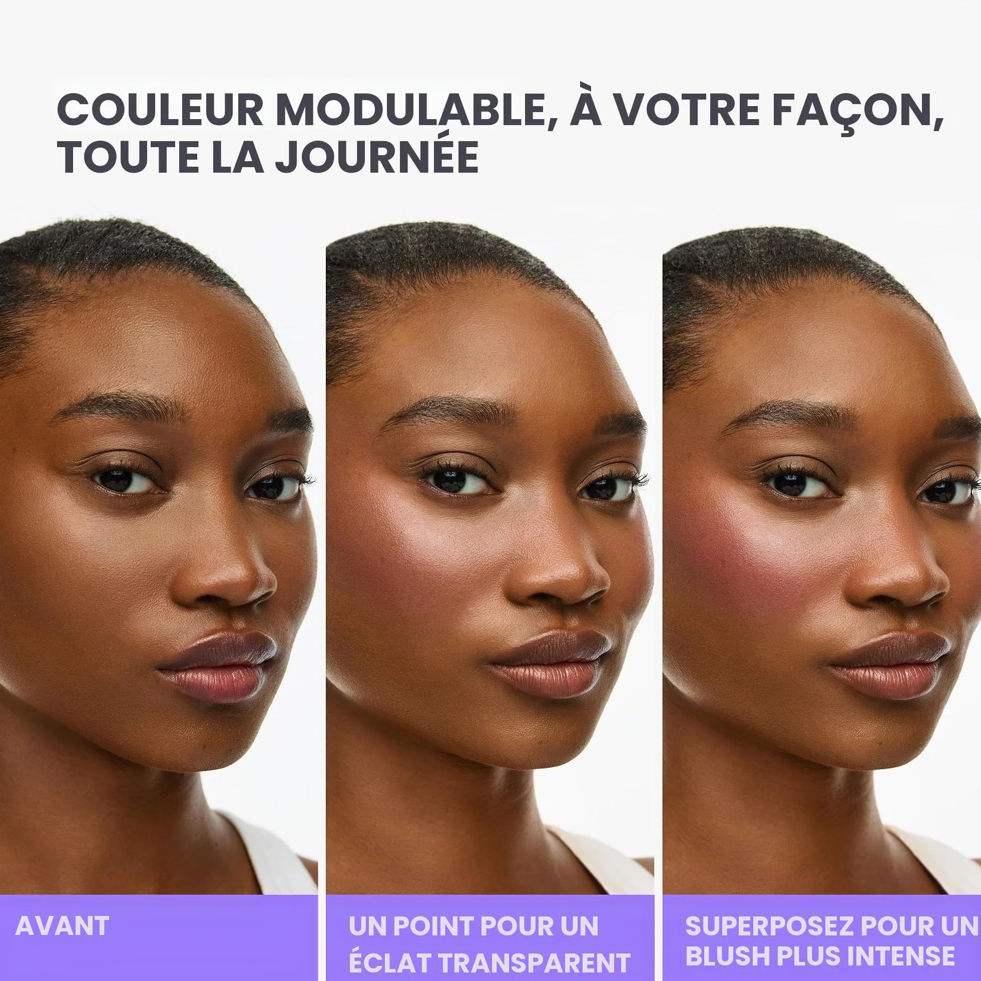 Teinte blush liquide Wonderskin - Blush longue tenue, sans transfert | Ce fard à joues liquide sans transfert, rose lilas, offre une couleur légère et modulable qui tient toute la journée.