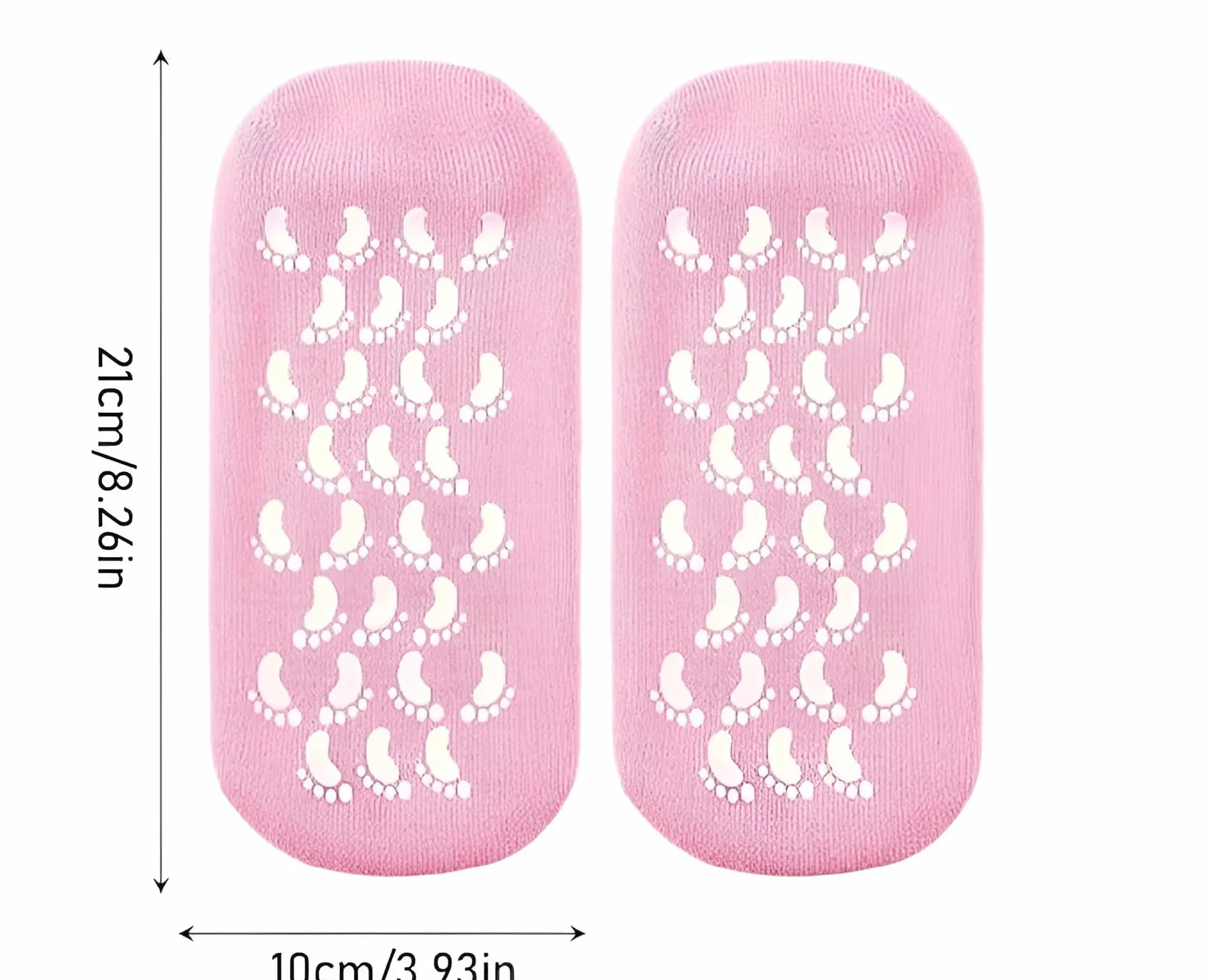 Chaussettes Hydratantes en Gel Réutilisables pour Pieds Secs et Craquelés
