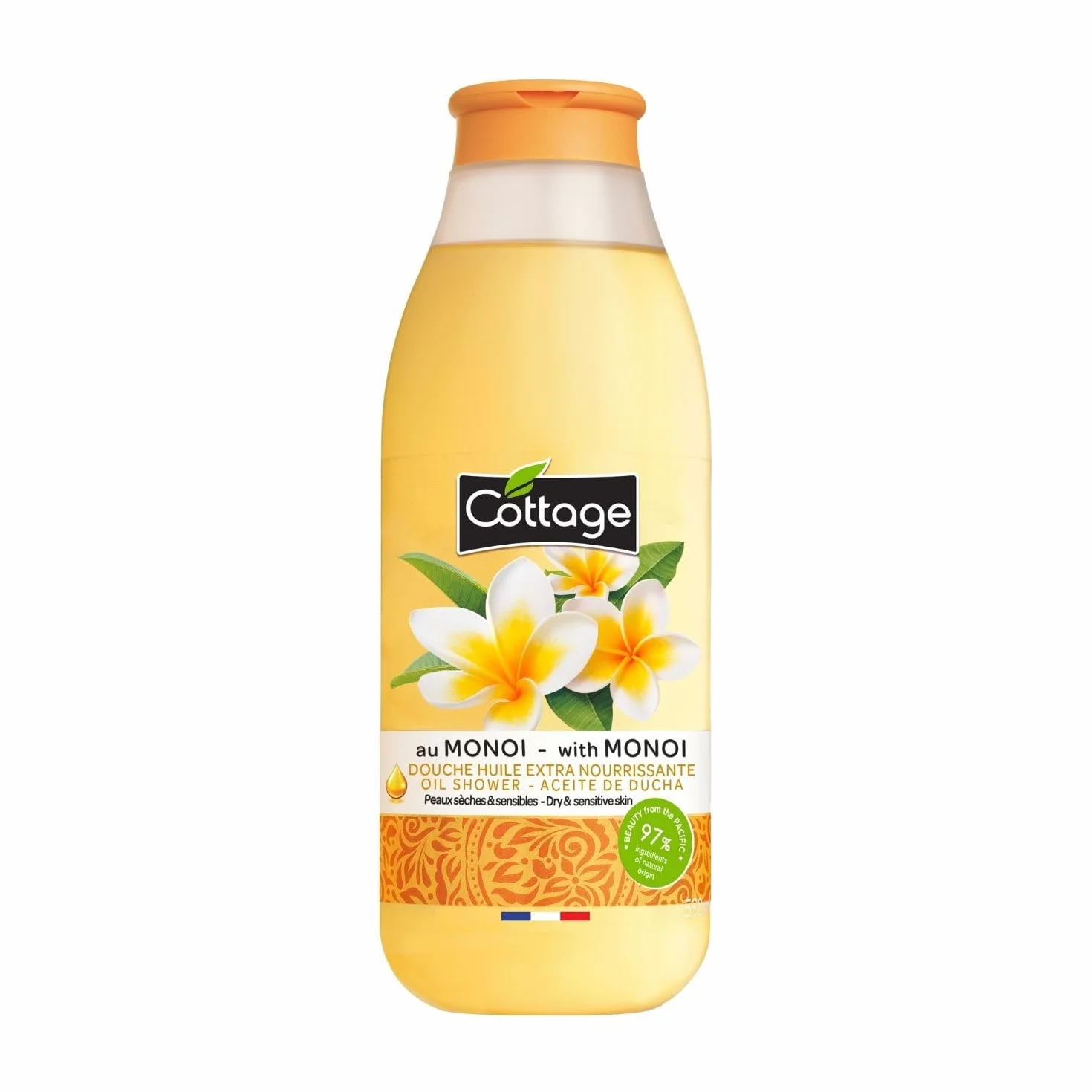 Douche Huile Extra Nourrissante au Monoï Peaux Sèches et Sensibles 560ml