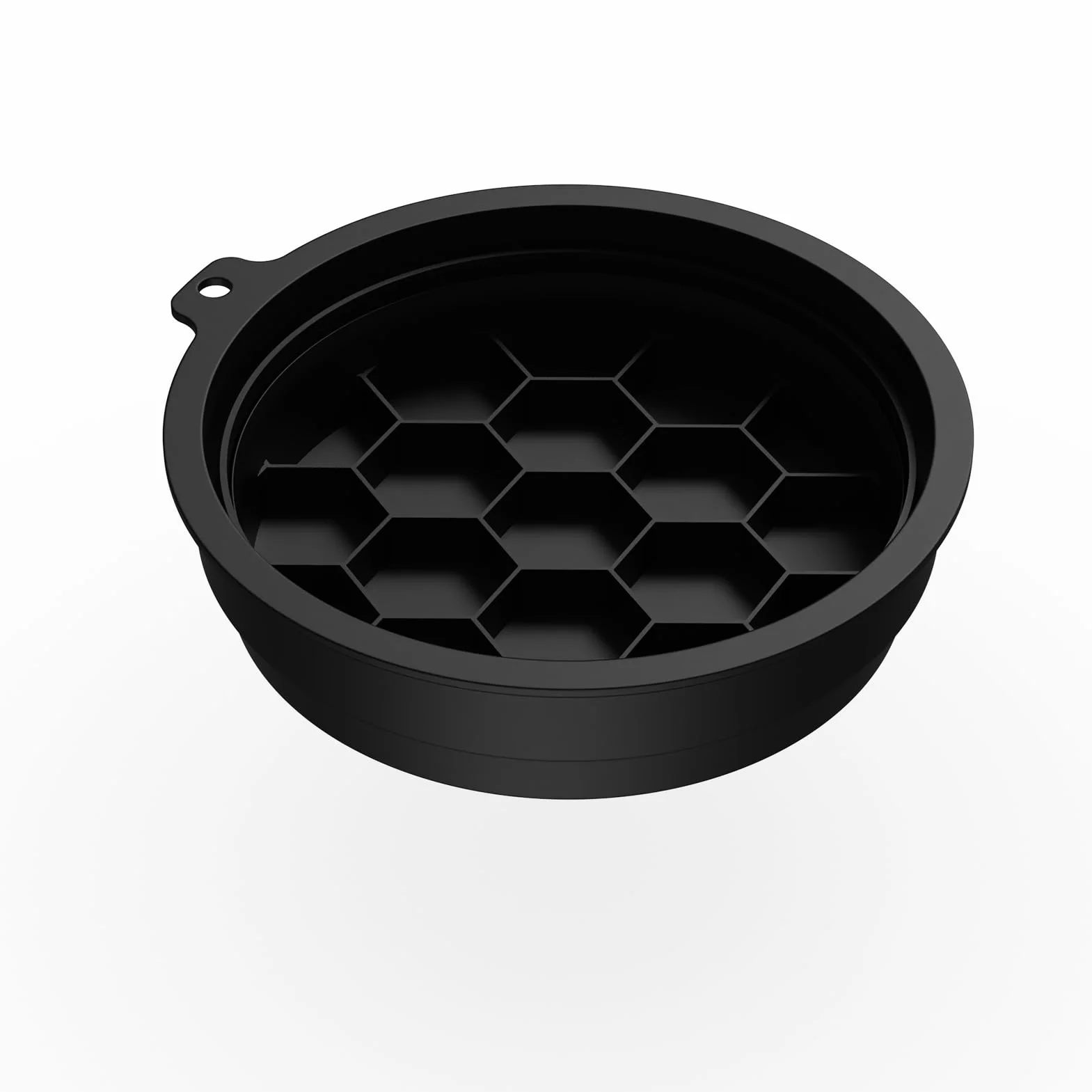 Bassin de Lavage Pliable en Silicone Bol Glacé avec Bac à Glaçons Intégré pour Visage