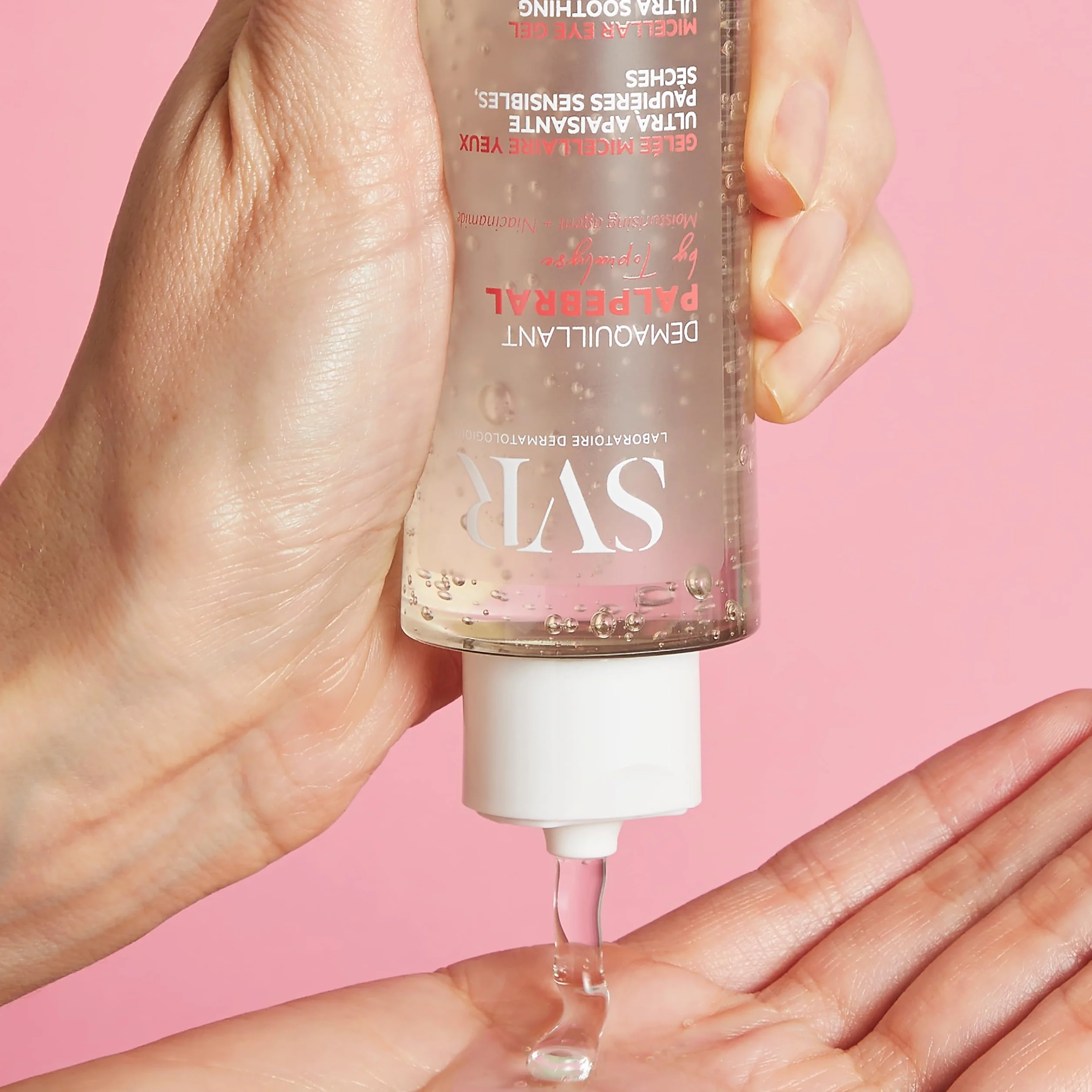 Topialyse SVR Palpebral Démaquillant Gelée Micellaire Yeux 125 ml Niacinamide Sans Parfum