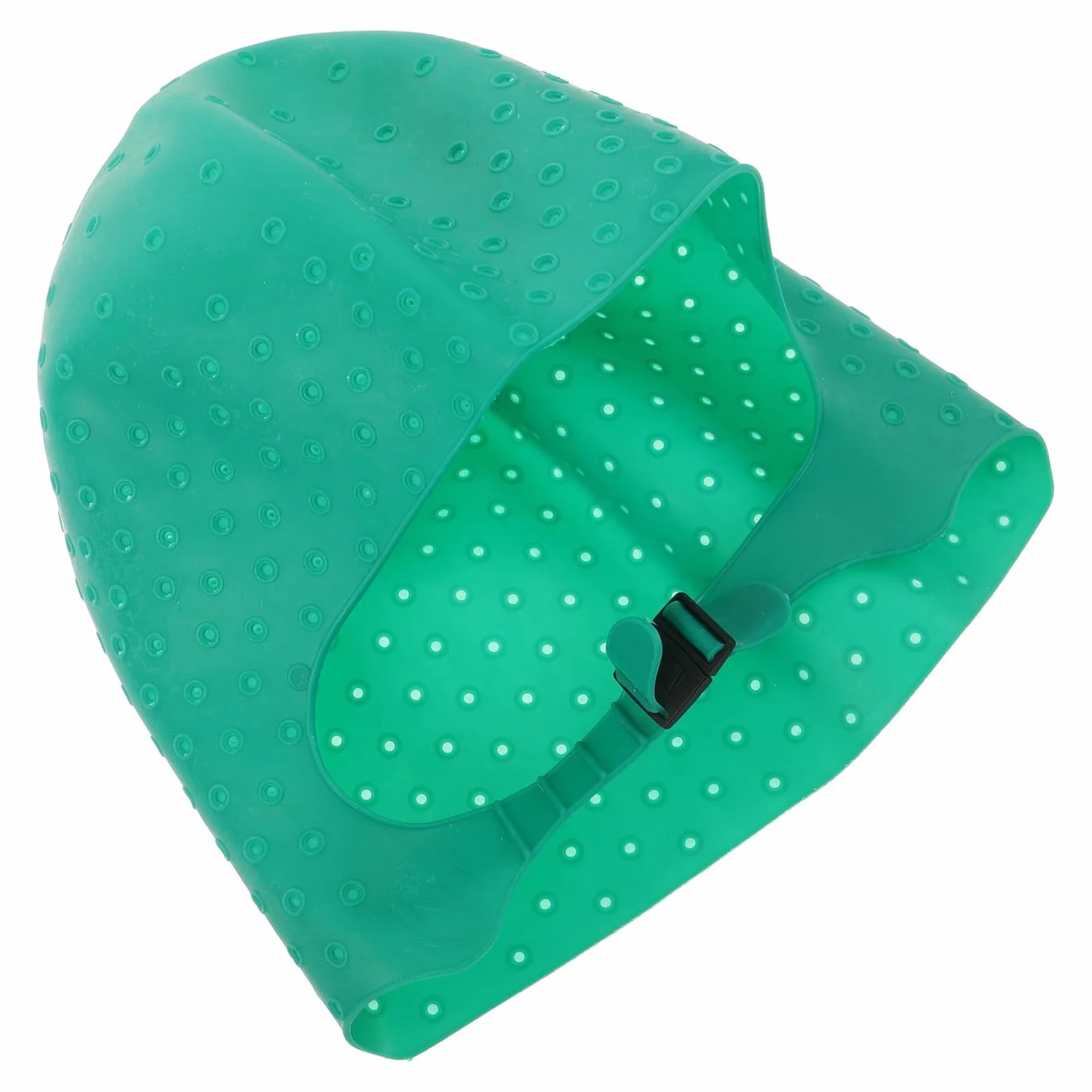 Bonnet de Coloration en Silicone Vert avec Aiguilles Perforées pour Mèches Kit Professionnel pour Décoloration et Soins Capillaires à Domicile et Salon Outil Solide et Souple