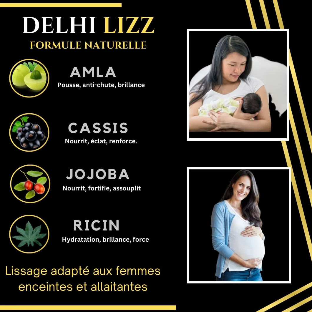 Lissage Indien Delhi Lizz 1 L Traitement Capillaire Brésilien Sans Formol Cheveux Lisses Professionnel