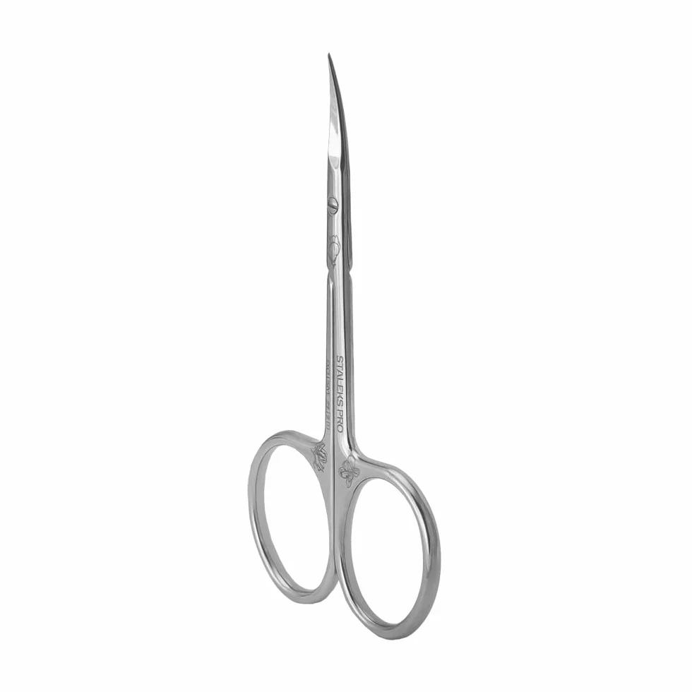 STALEKS PRO - Ciseaux professionnels pour cuticules Exclusive 22 TYPE 2 (Design : Fior de Magnolia) SX-22/2m