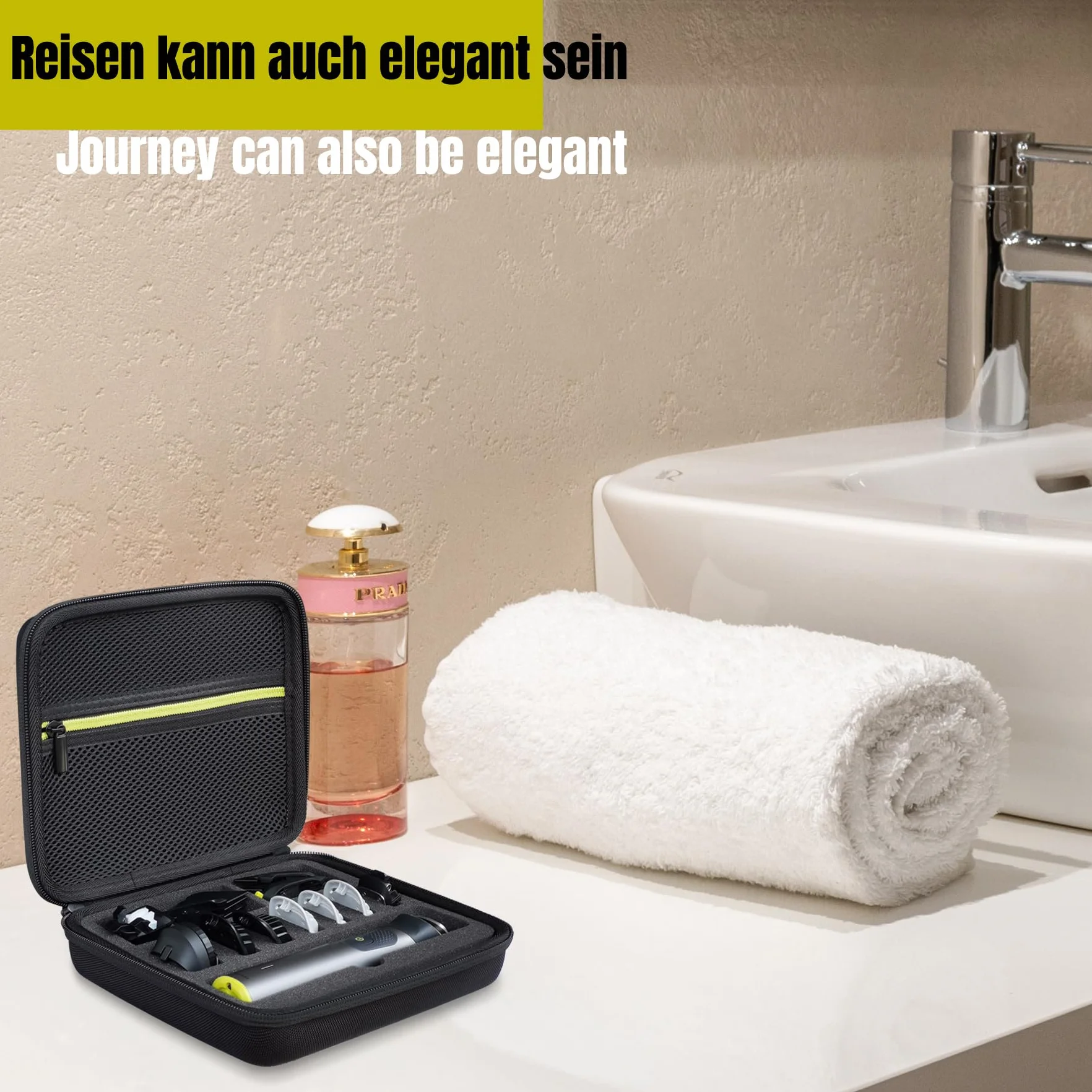 Étui compatible avec Philips Multigroom Series 7000,Tondeuse tout-en-un Équipée MG7930/15 MG7950/15,Tondeuse à barbe portable Boîte de voyage rigide,Case Étanche pour Seri(Sac vide Seulement)