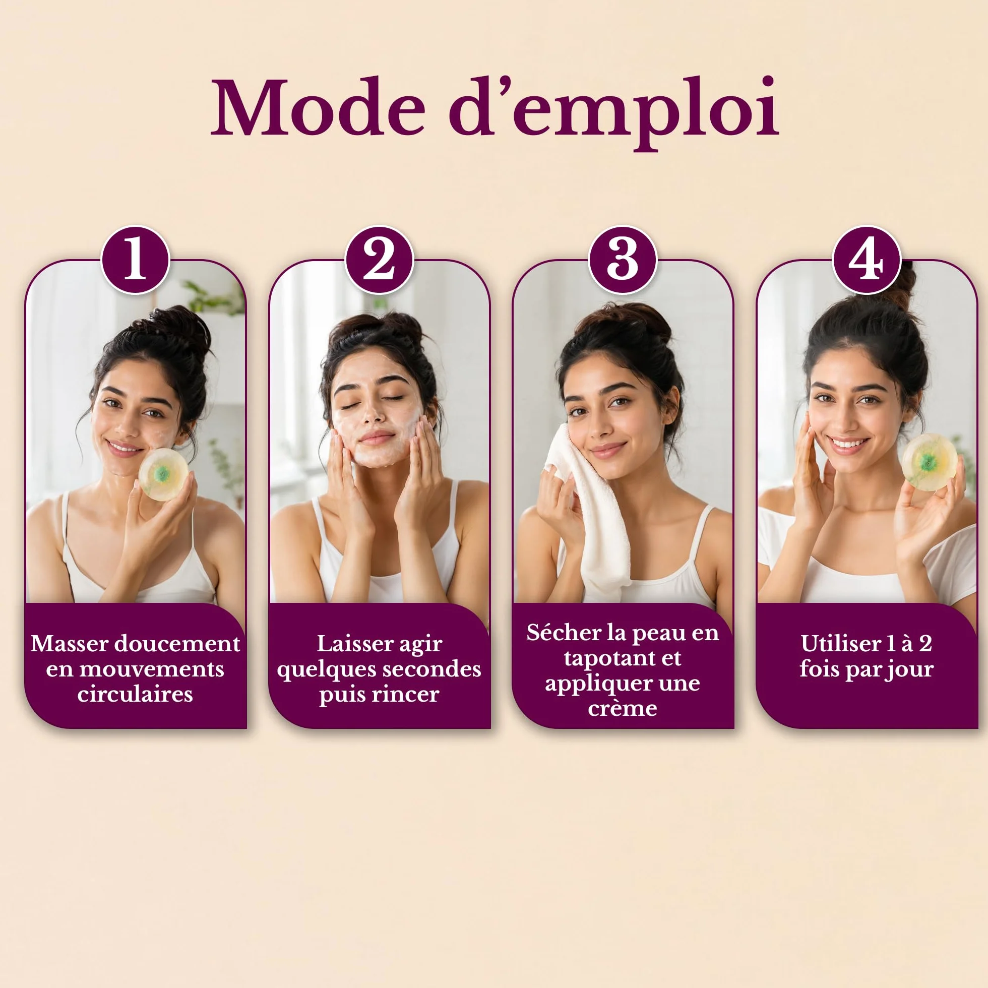 OBB Beauté Savon Kojic Éclaircissant 250g Clarifiant Acide Kojique Teint Unifié Éclat