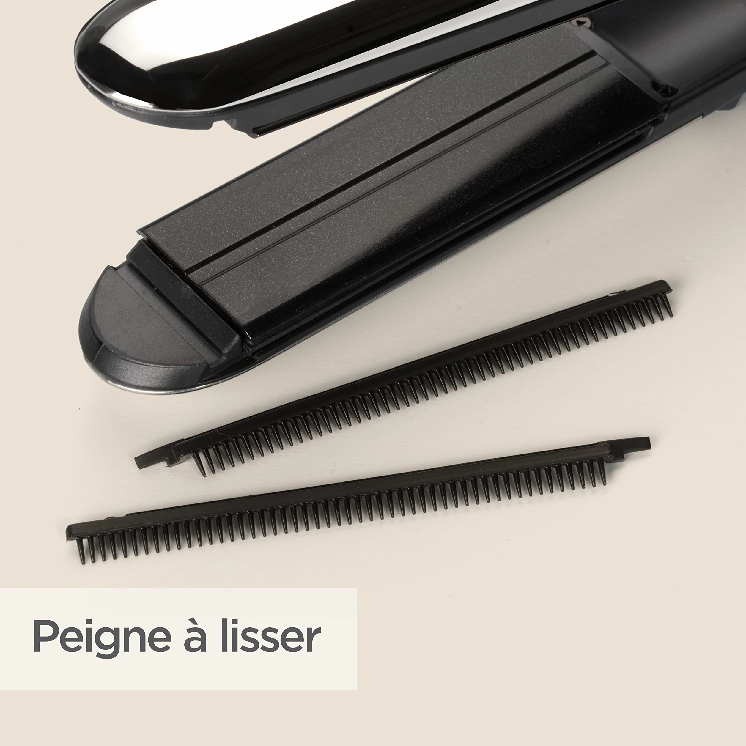 BaByliss ST496E Lisseur vapeur Steam Shine plaques XL tourmaline-céramique ionique anti-frizz cheveux brillants