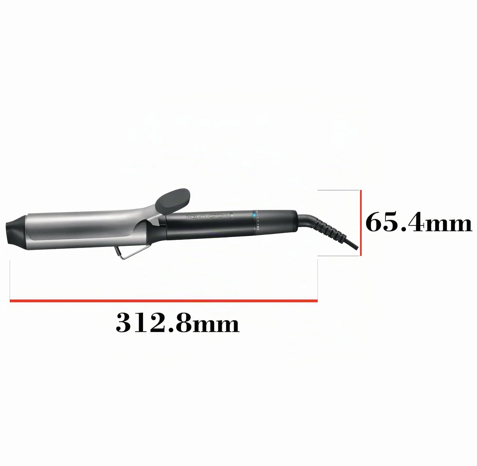 Remington Pro Big Curl CI5538 Boucleur à cheveux 38mm Céramique-titane Antistatique Ionique 140-210°C