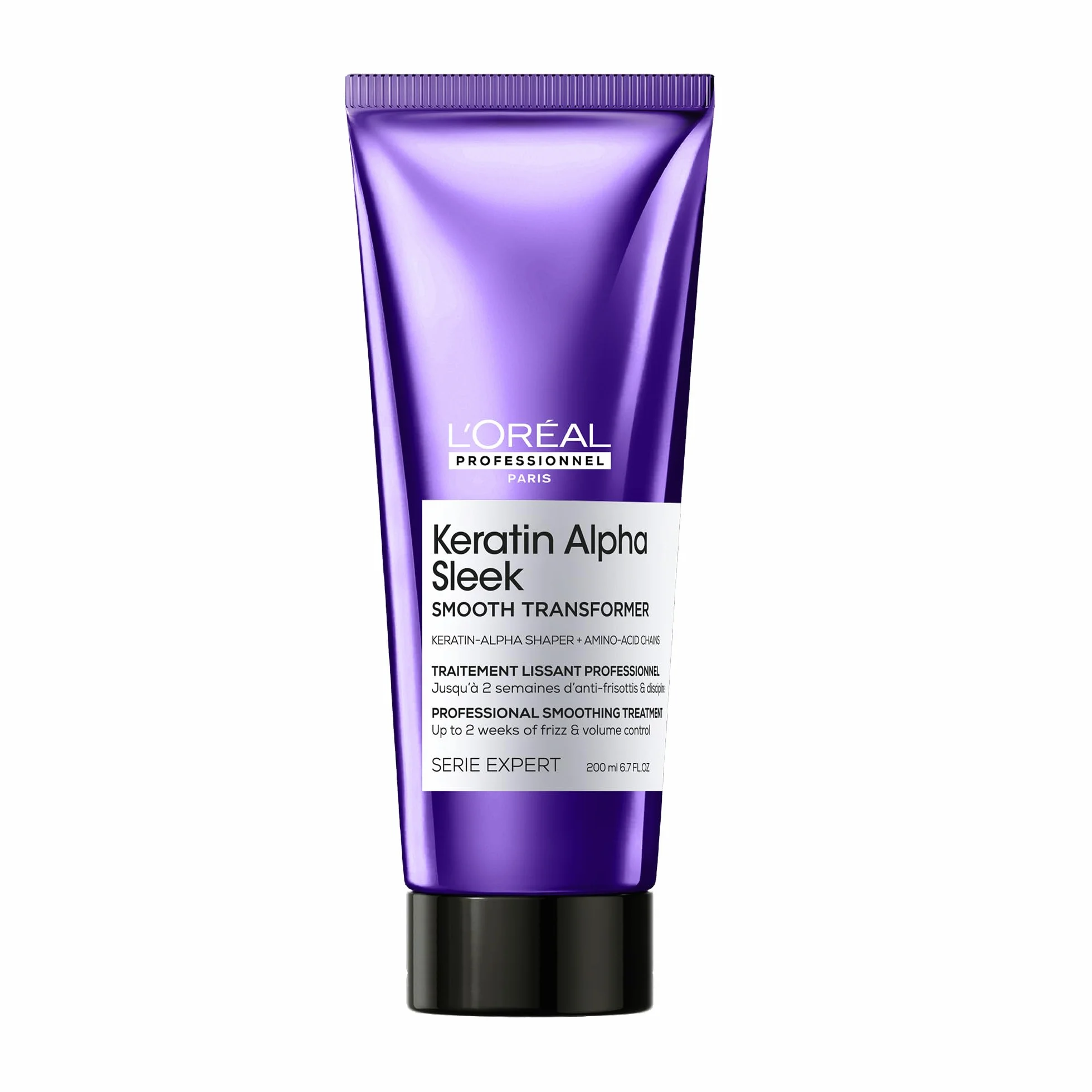 L'Oréal Professionnel - Transformateur à la kératine Alpha Sleek Smooth Transformer - Anti-frisottis - Douceur longue durée et contrôle du volume - Avec kératine Sleeker et acides aminés - Pour tous