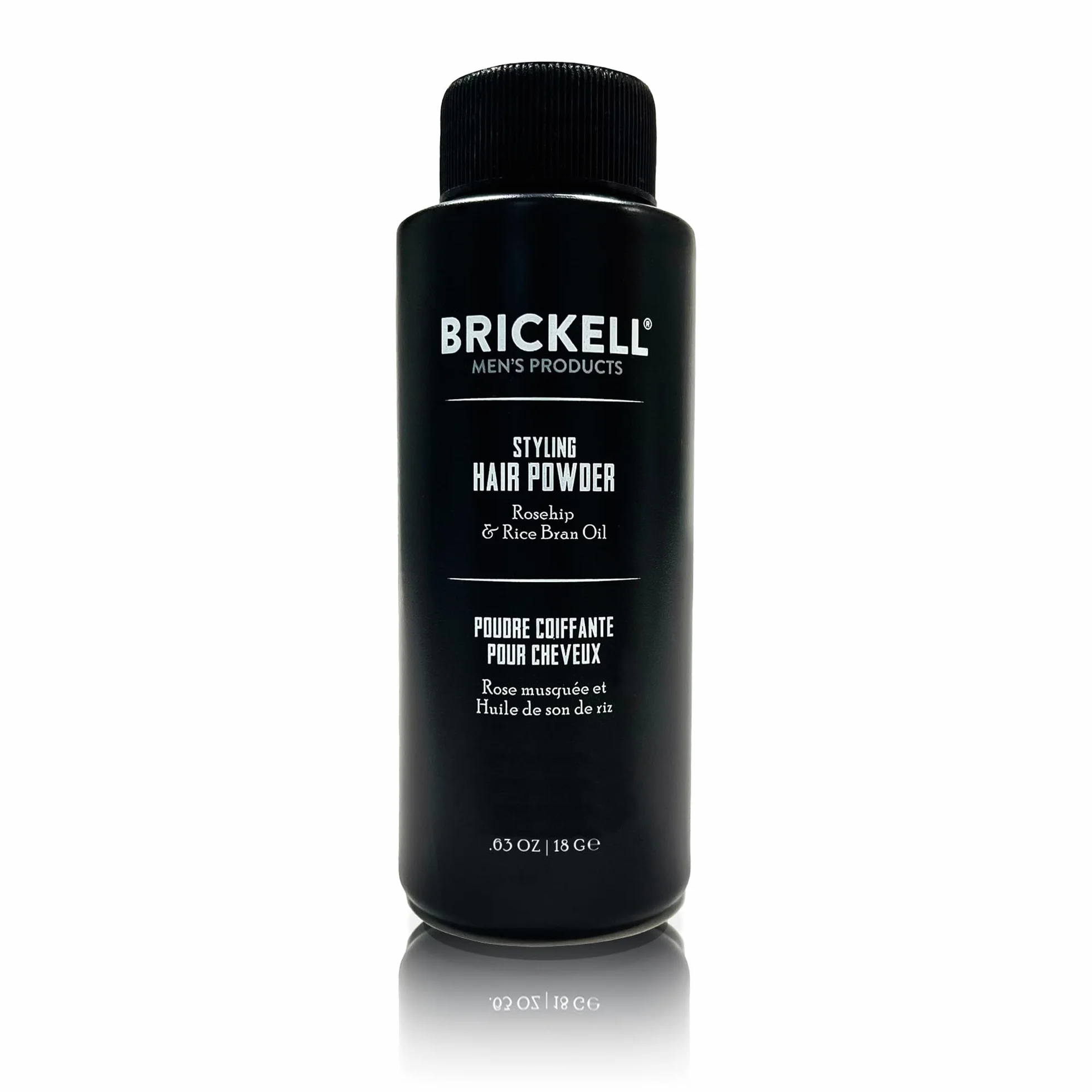 Brickell Poudre coiffante pour Hommes, Crée du Volume, Naturelle et Biologique, Poudre Texturisante Non Grasse, 18 g, Sans Parfum