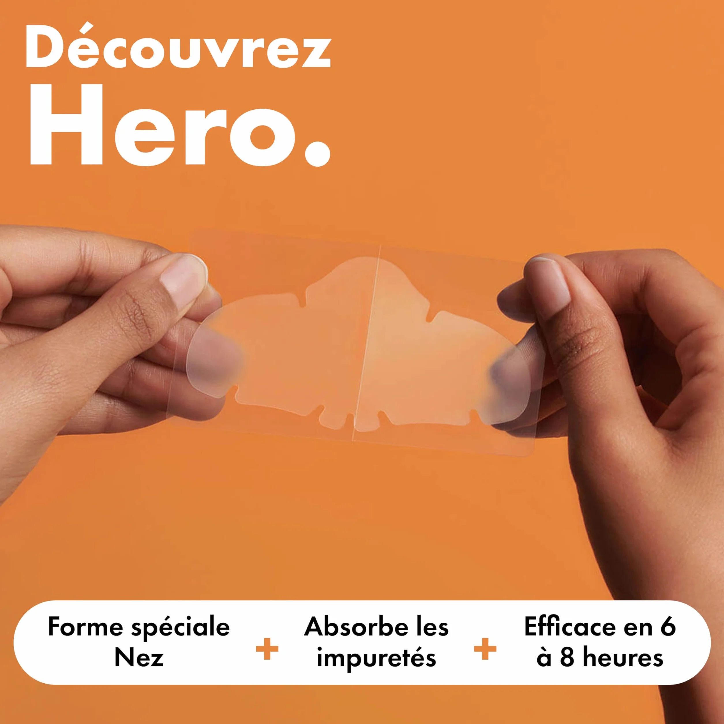 Hero Mighty Patch Nose: Patch anti-acné Hydrocolloïde 10 pièces