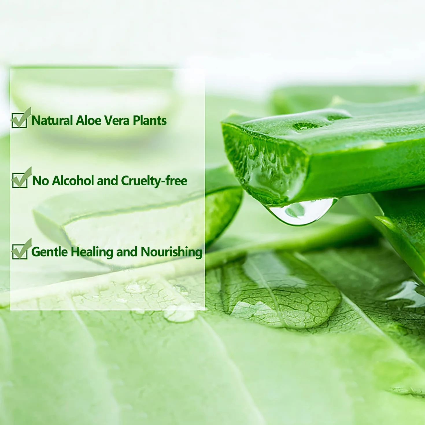 Aloe Vera Gel 300 ml 99% Hydratant Visage et Corps Peaux Sèches Crème Naturelle
