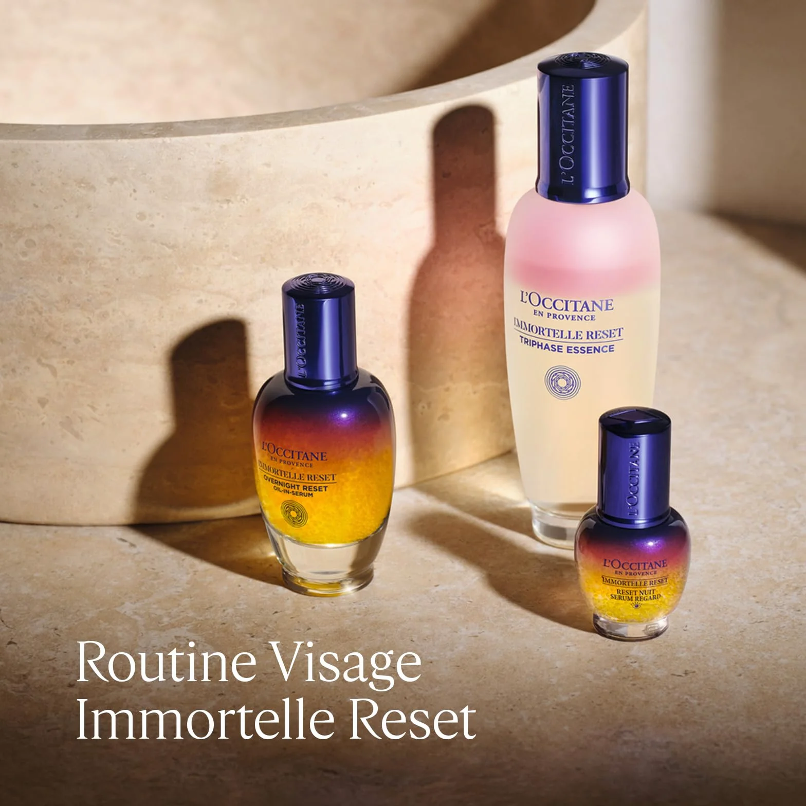 L'OCCITANE Sérum Regard Immortelle Reset Nuit 15 ml Réduit les poches et les cernes Fabriqué en France