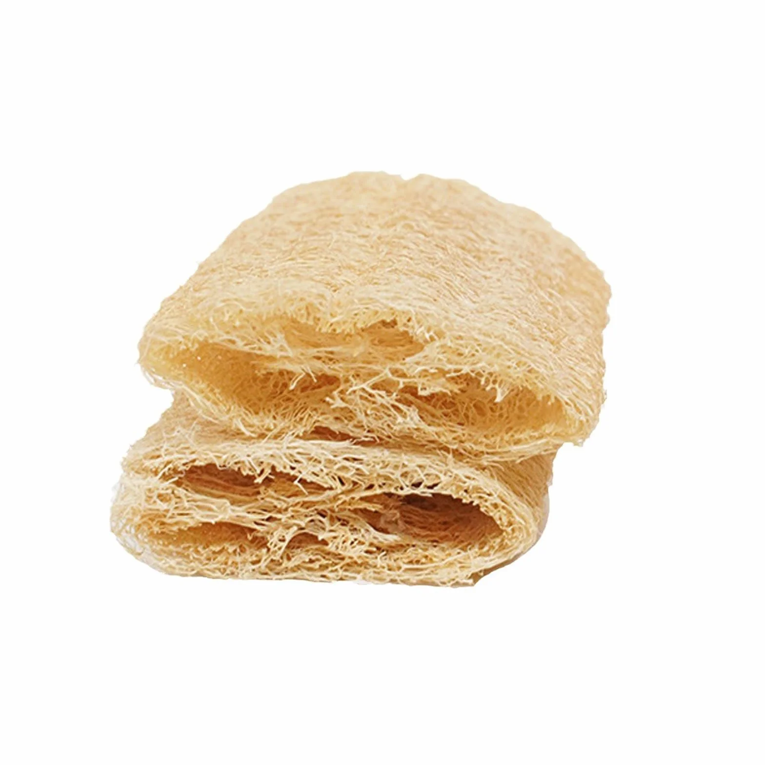 Lot de 2 éponges exfoliantes naturelles cuisine salle de bain compressées