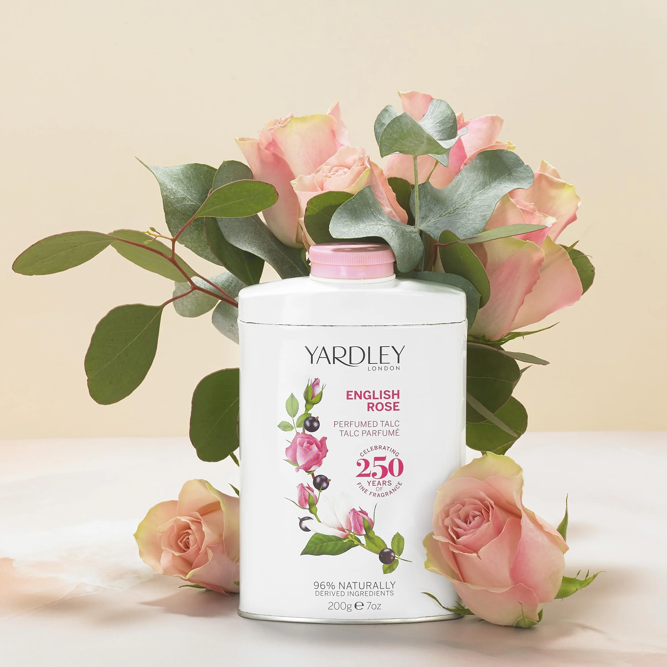 YARDLEY English Rose Talc parfumé 200 g