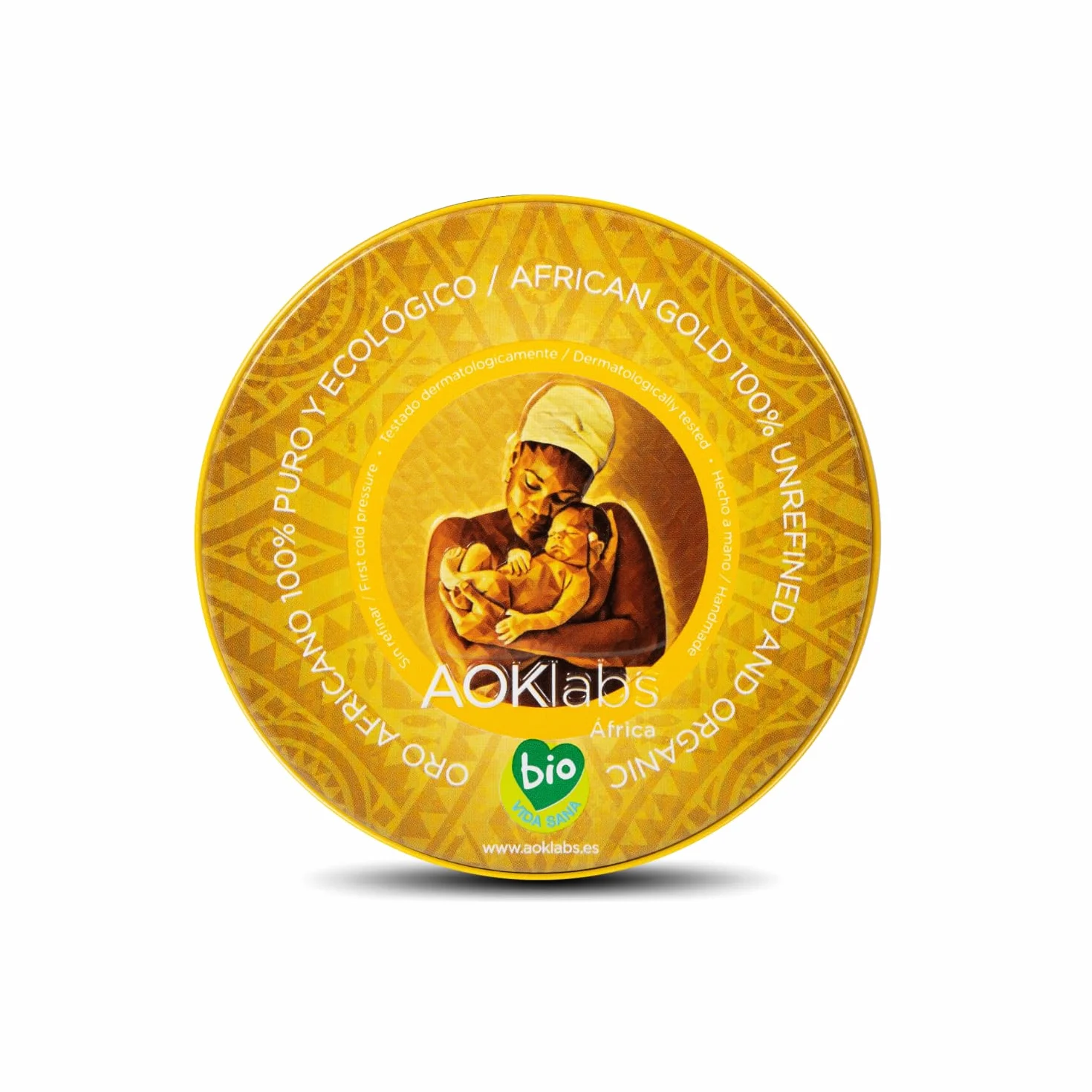 AOKlabs - Beurre de Karité Bio, Non-raffiné, 100% Pur et Naturel I Hydrate, régénère et répare la peau et les cheveux I Combat les imperfections, l'acné, les cicatrices et les brûlures (200 ml)
